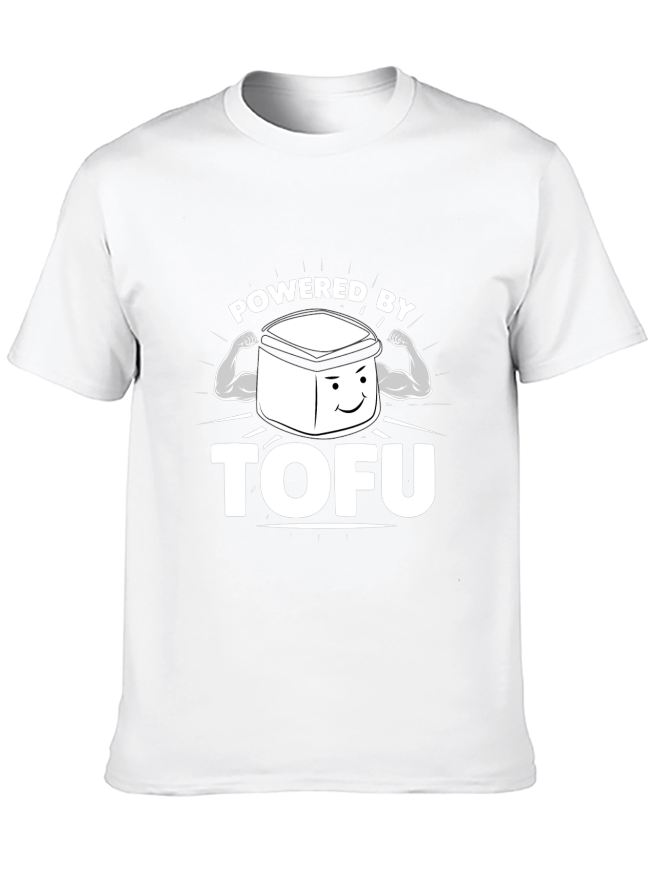 Powered by Tofu T-Shirt - Vegan Fitness Tee