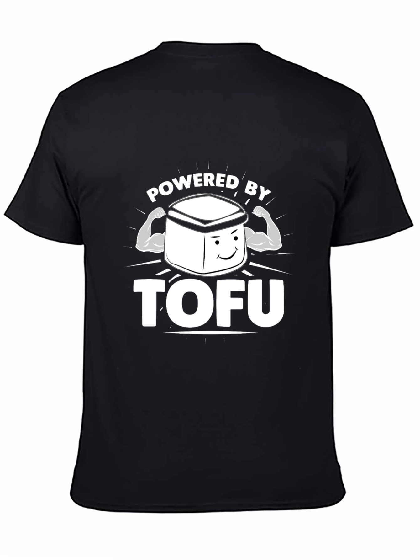 Powered by Tofu T-Shirt - Vegan Fitness Tee