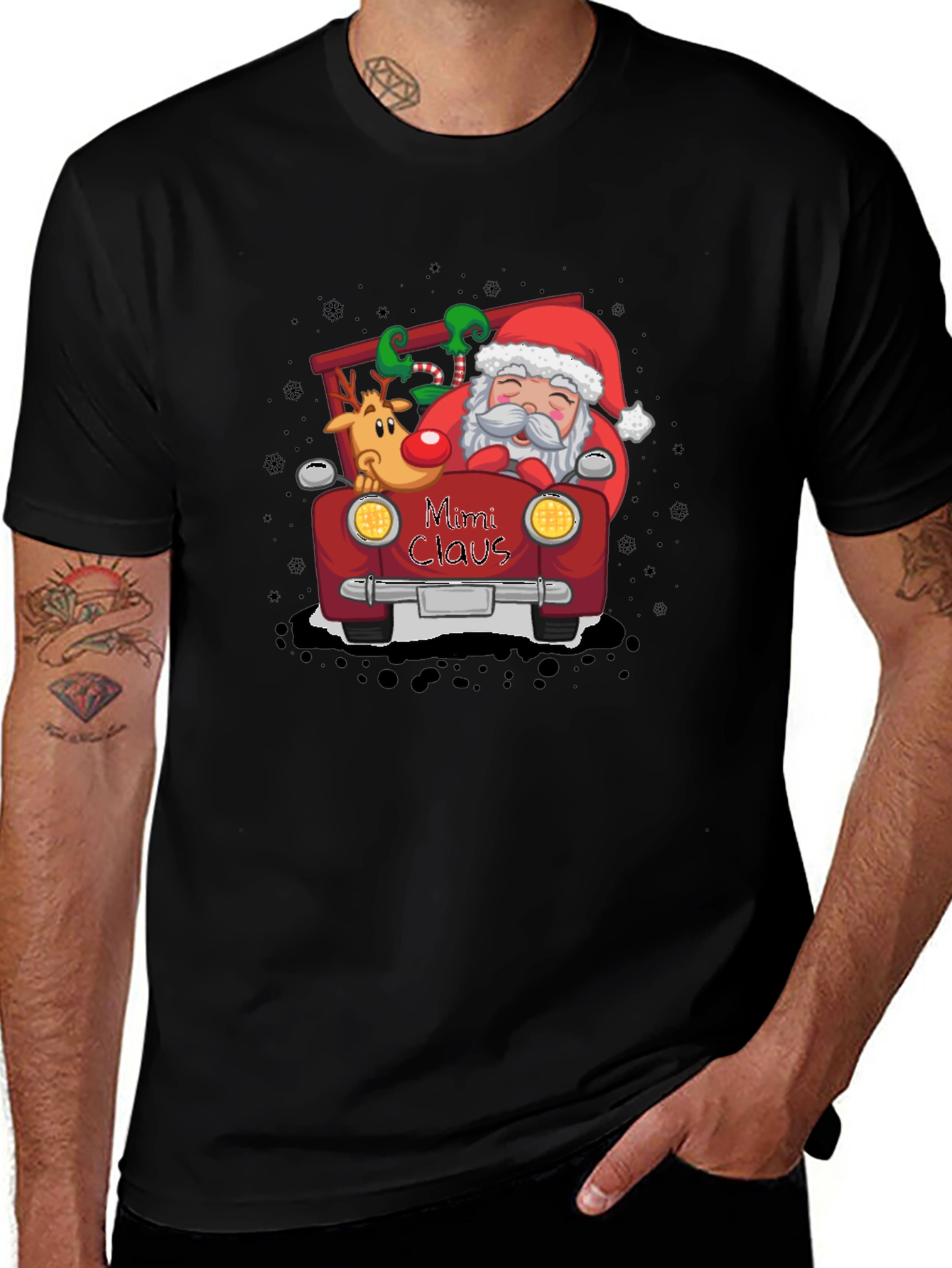 Santas Christmas Ride Graphic Tee