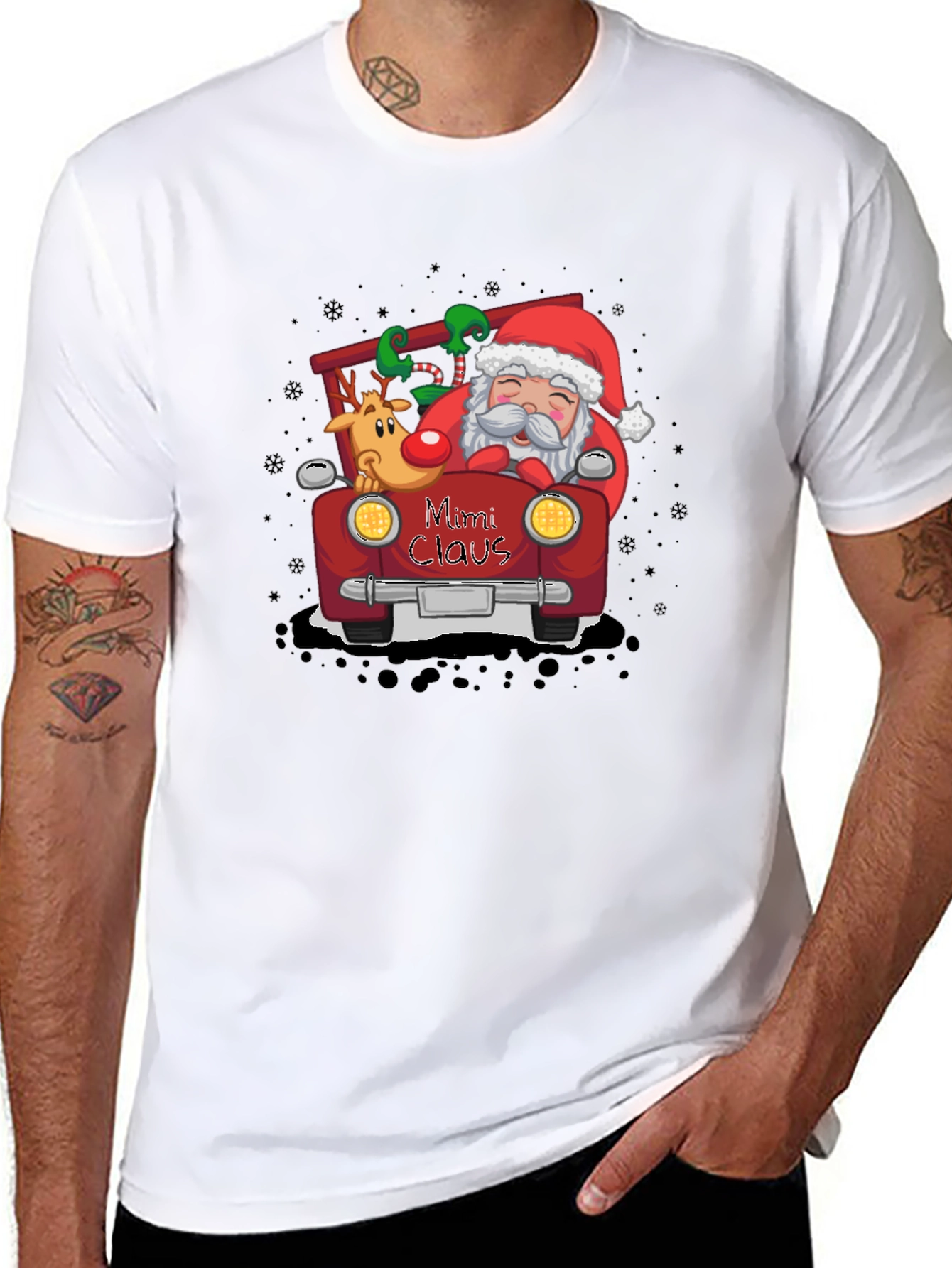 Santas Christmas Ride Graphic Tee