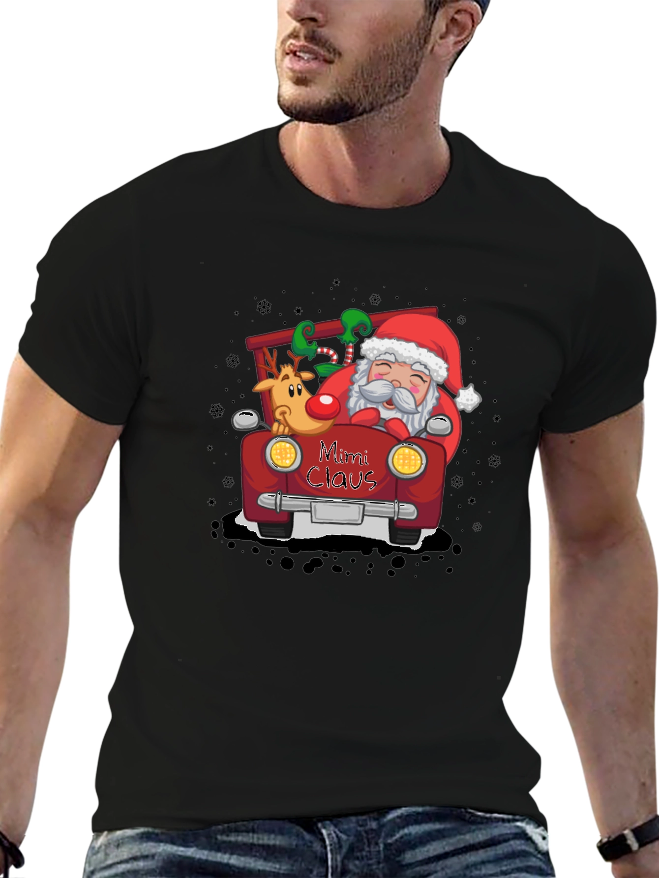 Santas Christmas Ride Graphic Tee