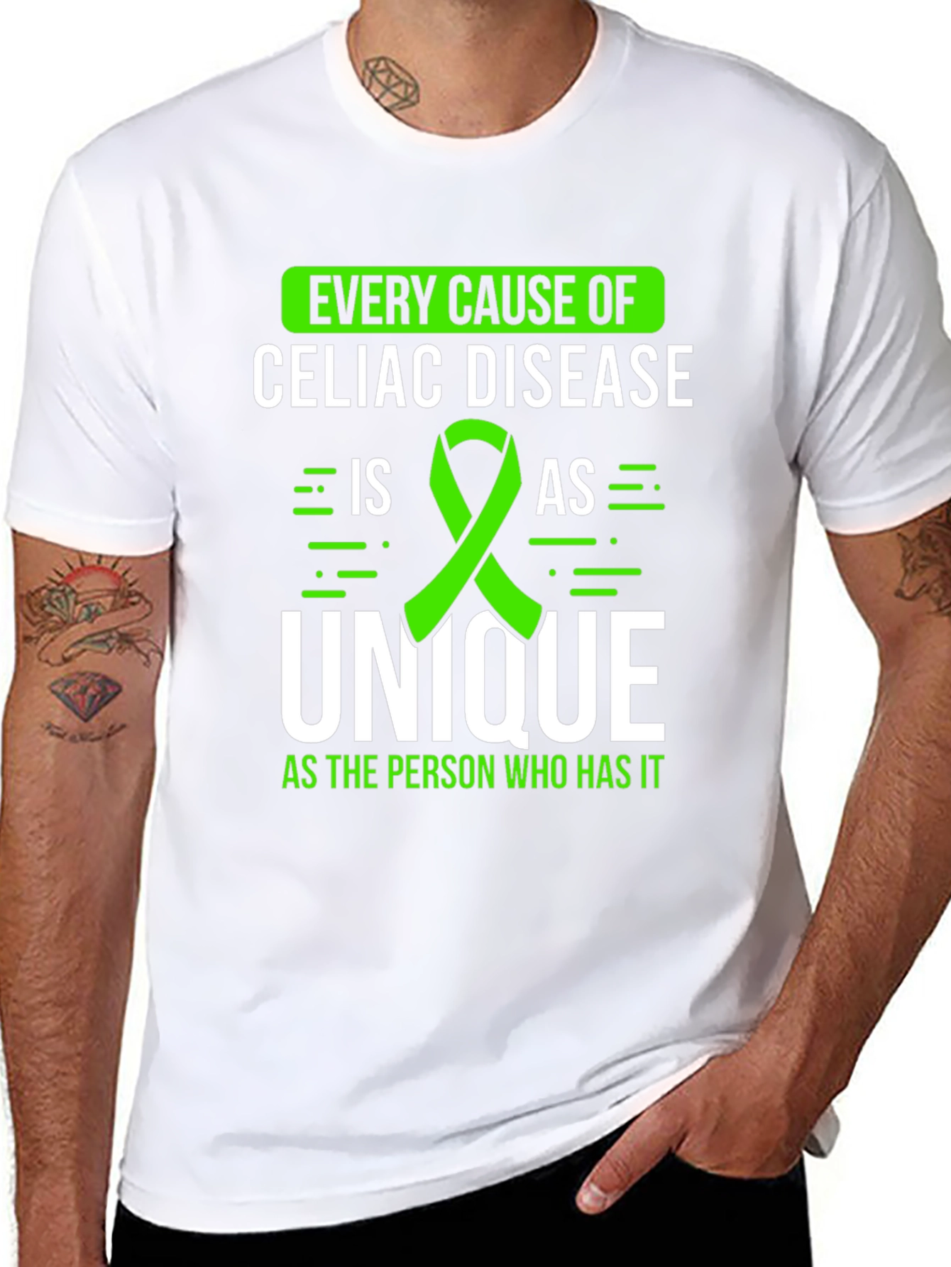Celiac Disease Awareness T-Shirt - Unique Causes Design