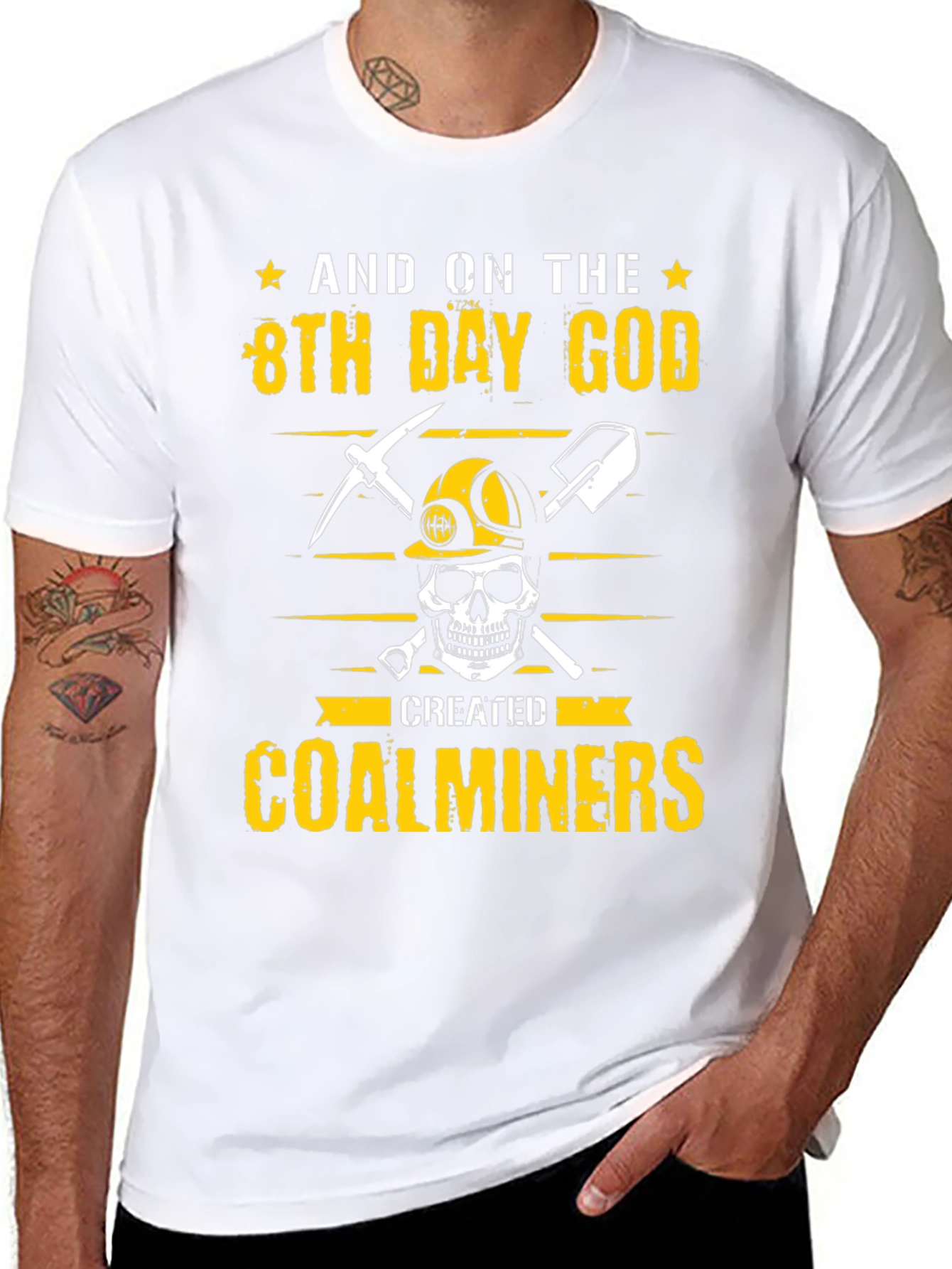 Coal Miner T-Shirt - 8th Day God Graphic Tee
