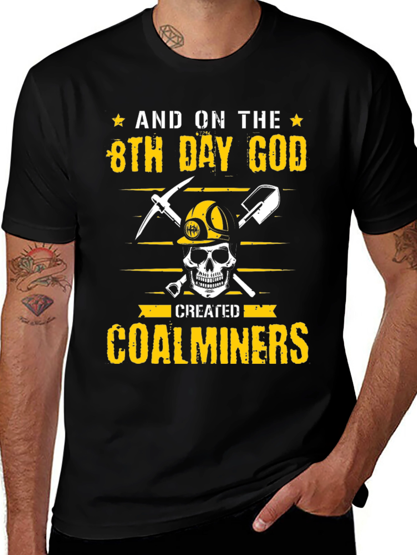 Coal Miner T-Shirt - 8th Day God Graphic Tee