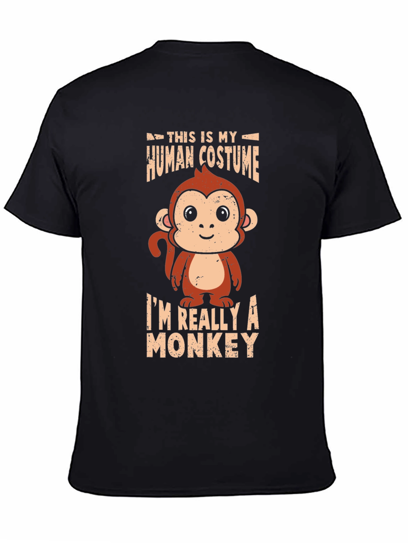 Funny Monkey Costume Graphic T-Shirt