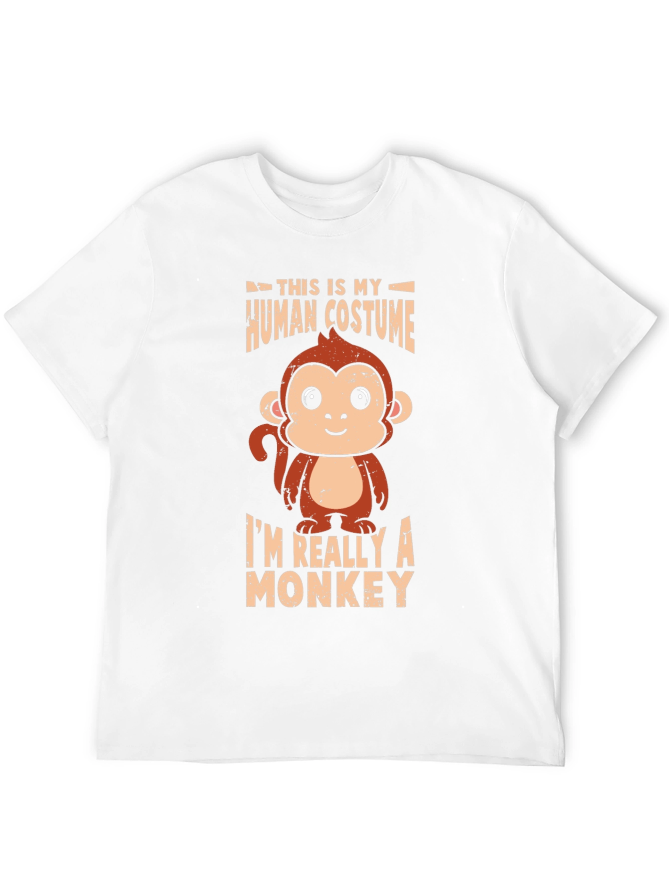 Funny Monkey Costume Graphic T-Shirt