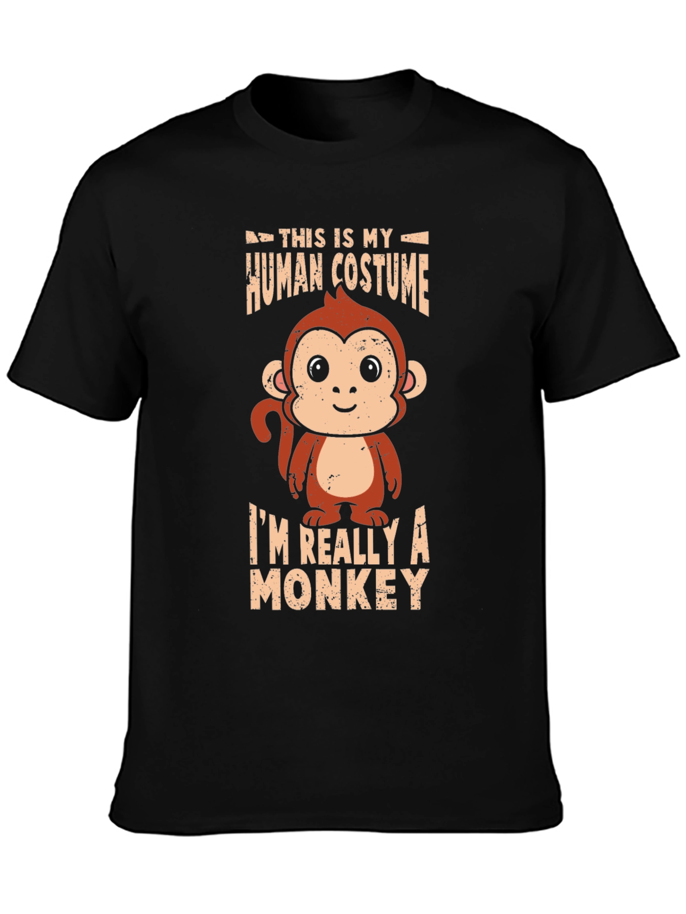 Funny Monkey Costume Graphic T-Shirt