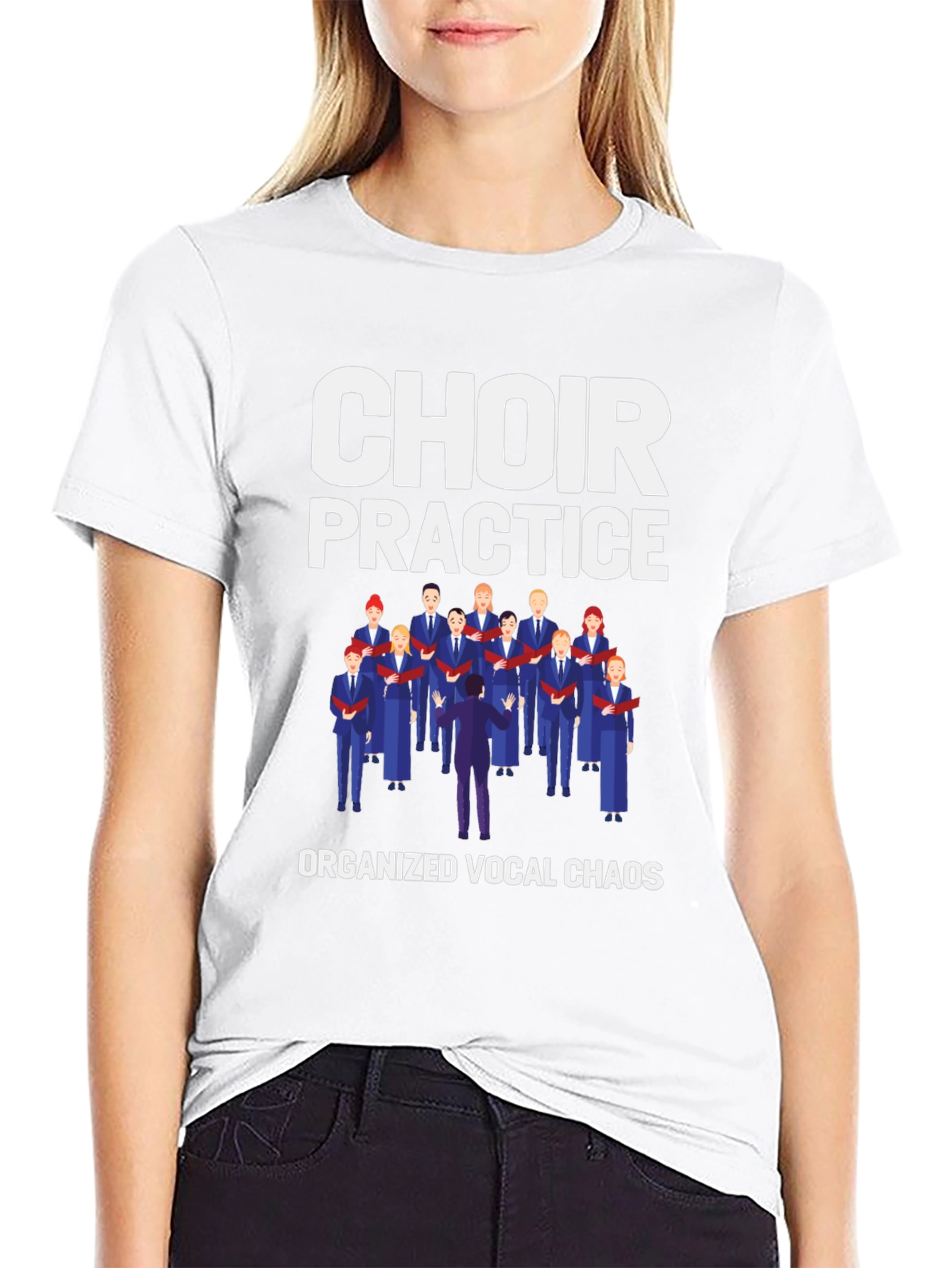 Choir Practice T-Shirt - Organized Vocal Chaos