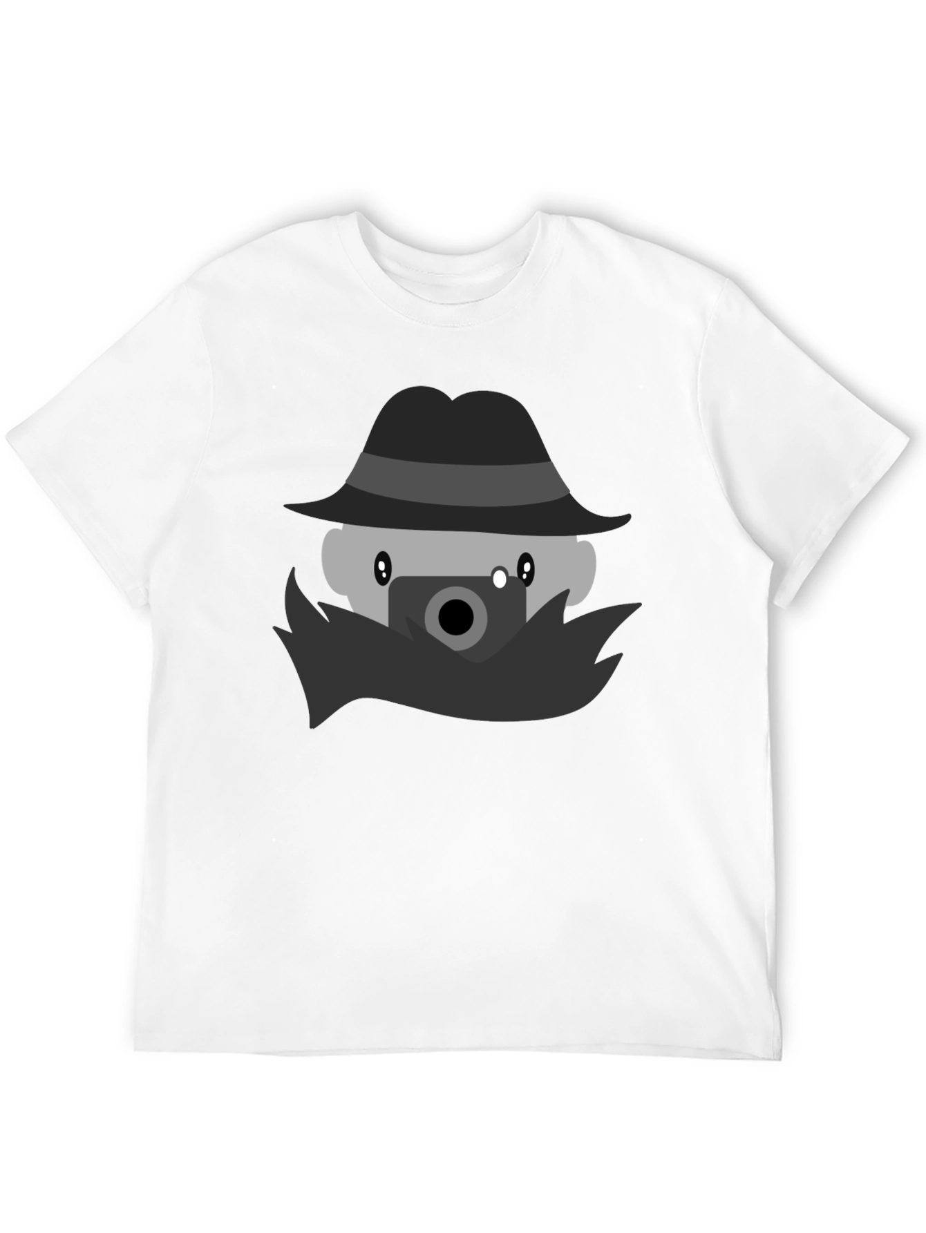 Cartoon Detective T-Shirt: Fun Unique Design