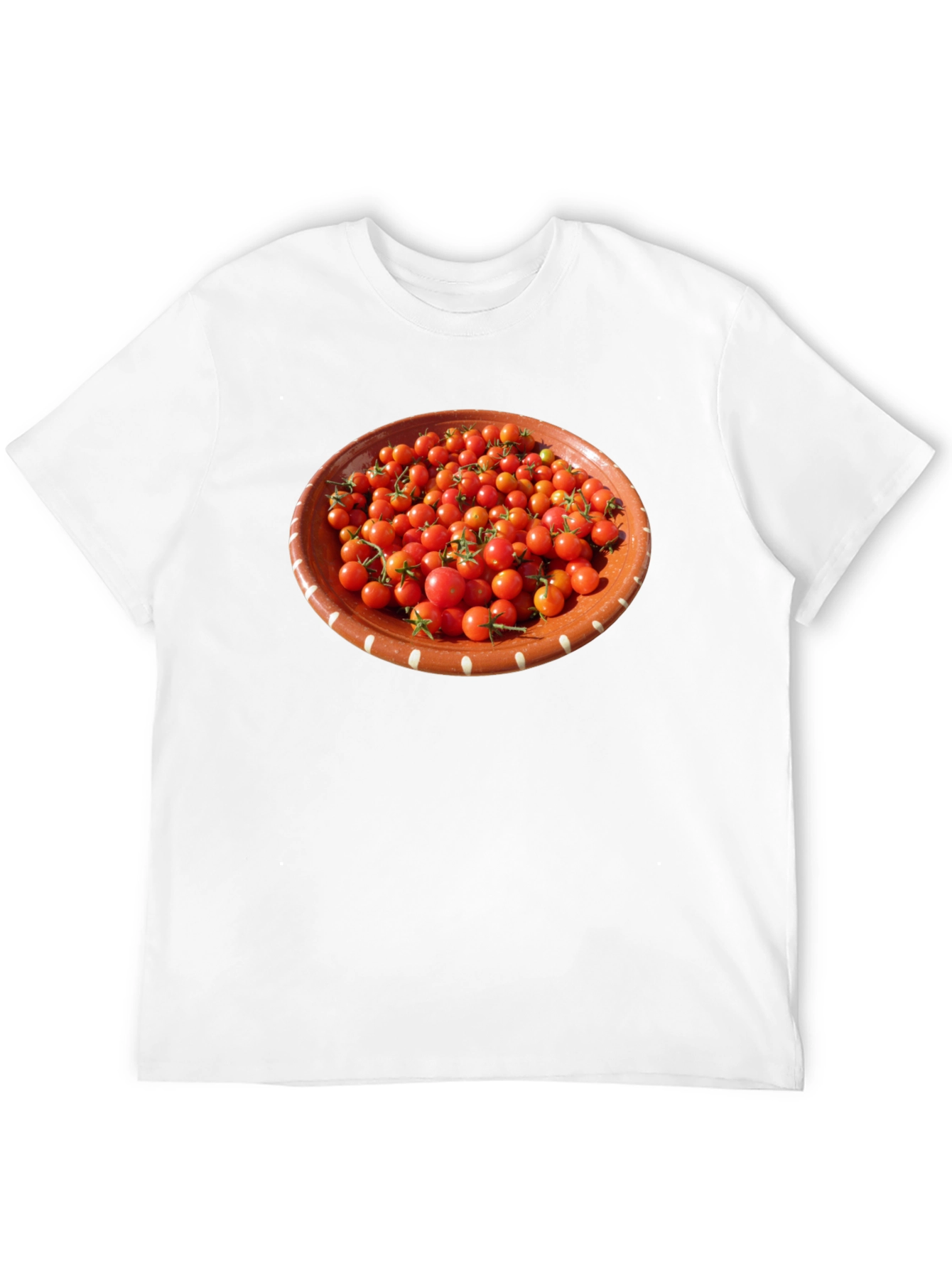 Tomato Bowl Graphic T-Shirt - Unique Foodie Fashion