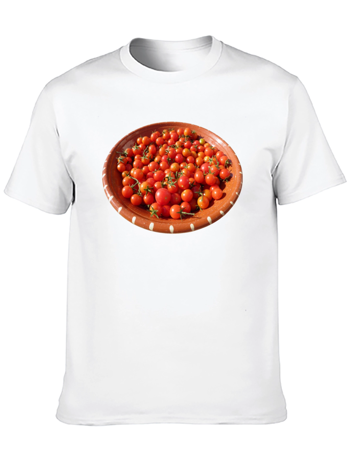 Tomato Bowl Graphic T-Shirt - Unique Foodie Fashion