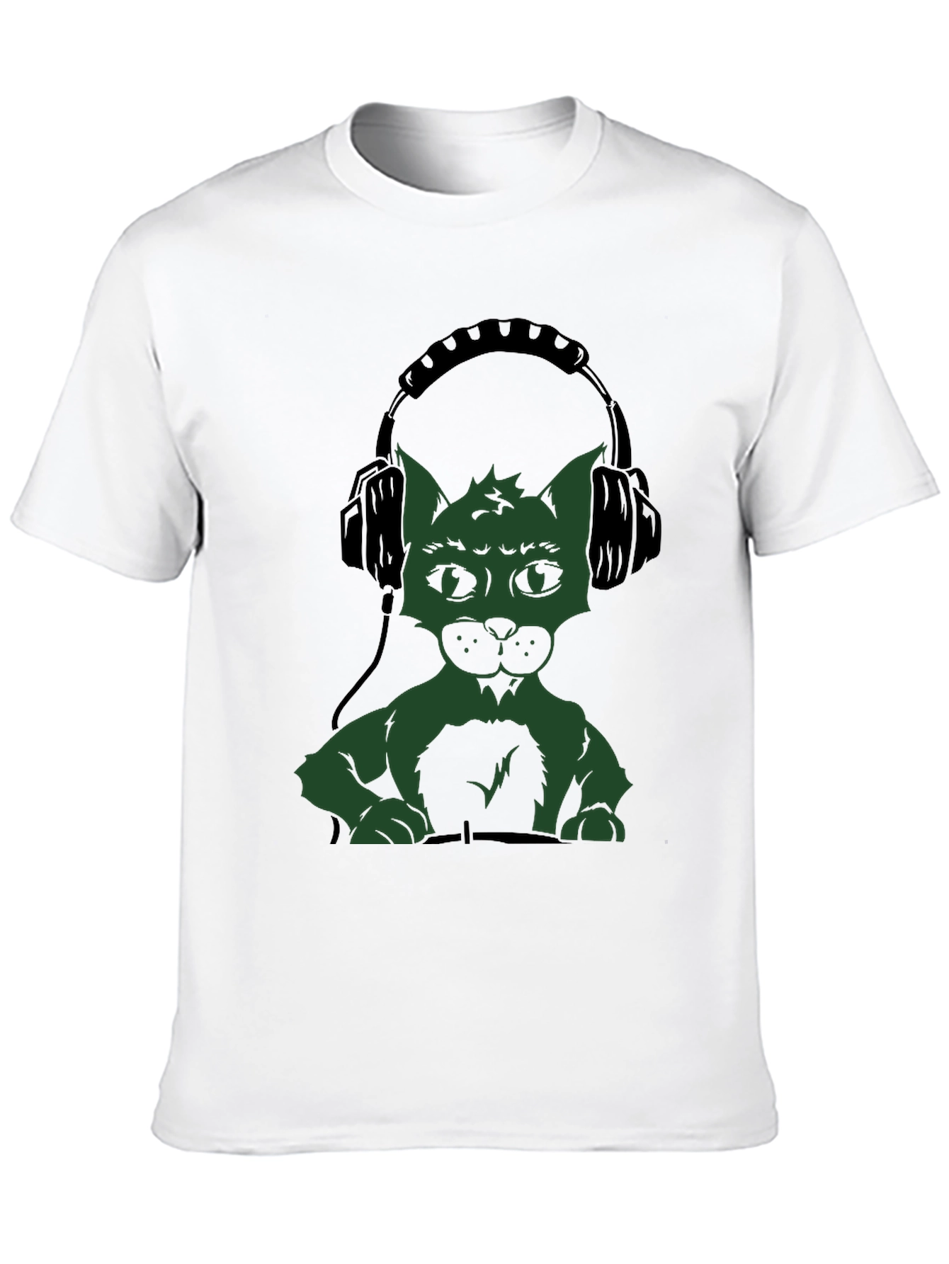 DJ Cat T-Shirt - Cool Graphic Tee