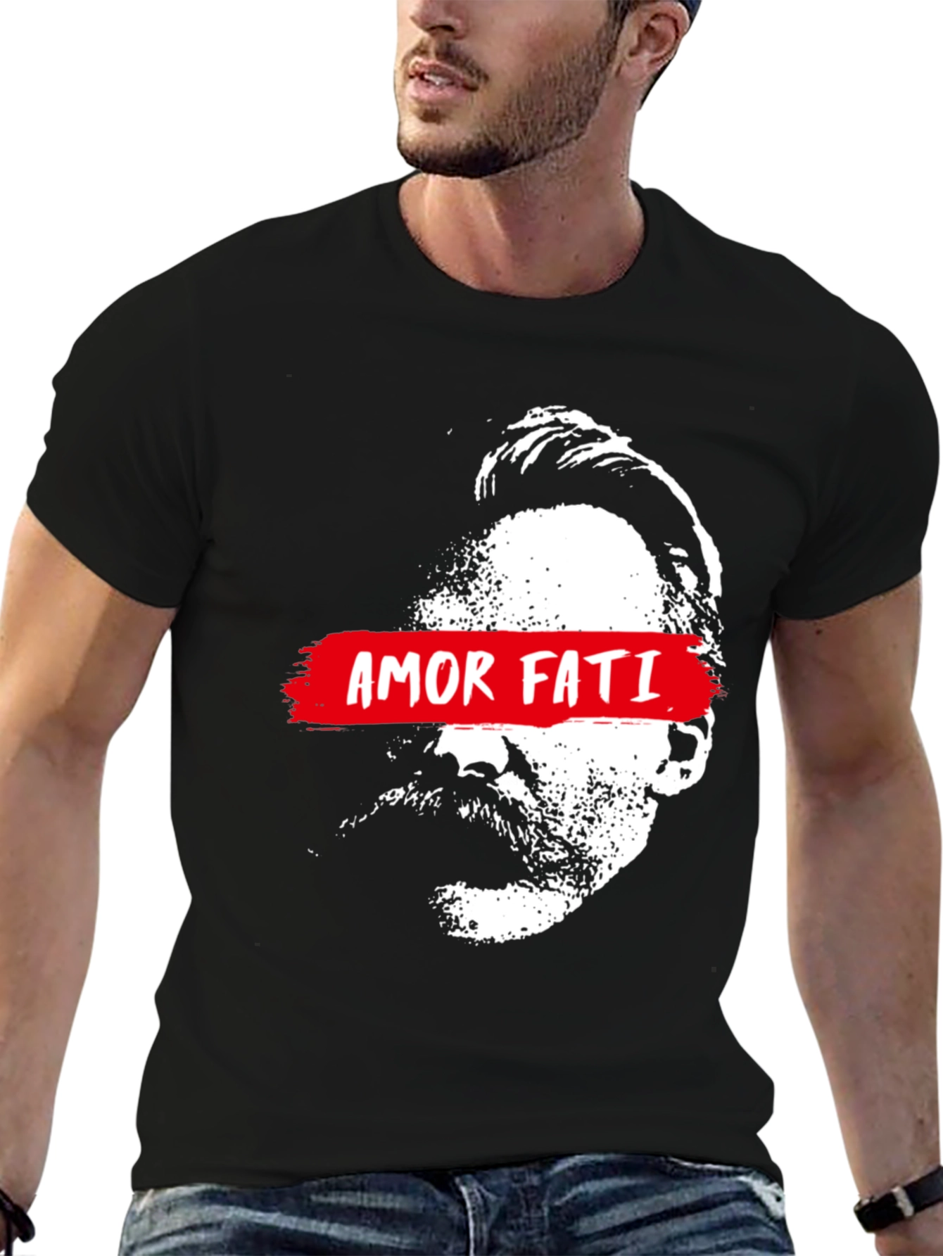 Amor Fati T-Shirt - Black Graphic Tee