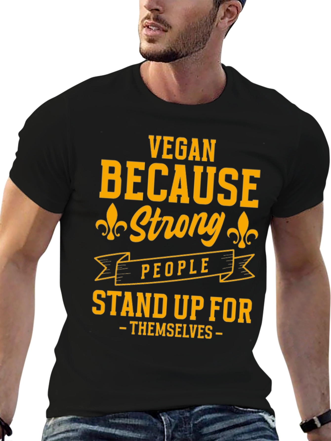 Vegan Strong People Stand Up T-Shirt