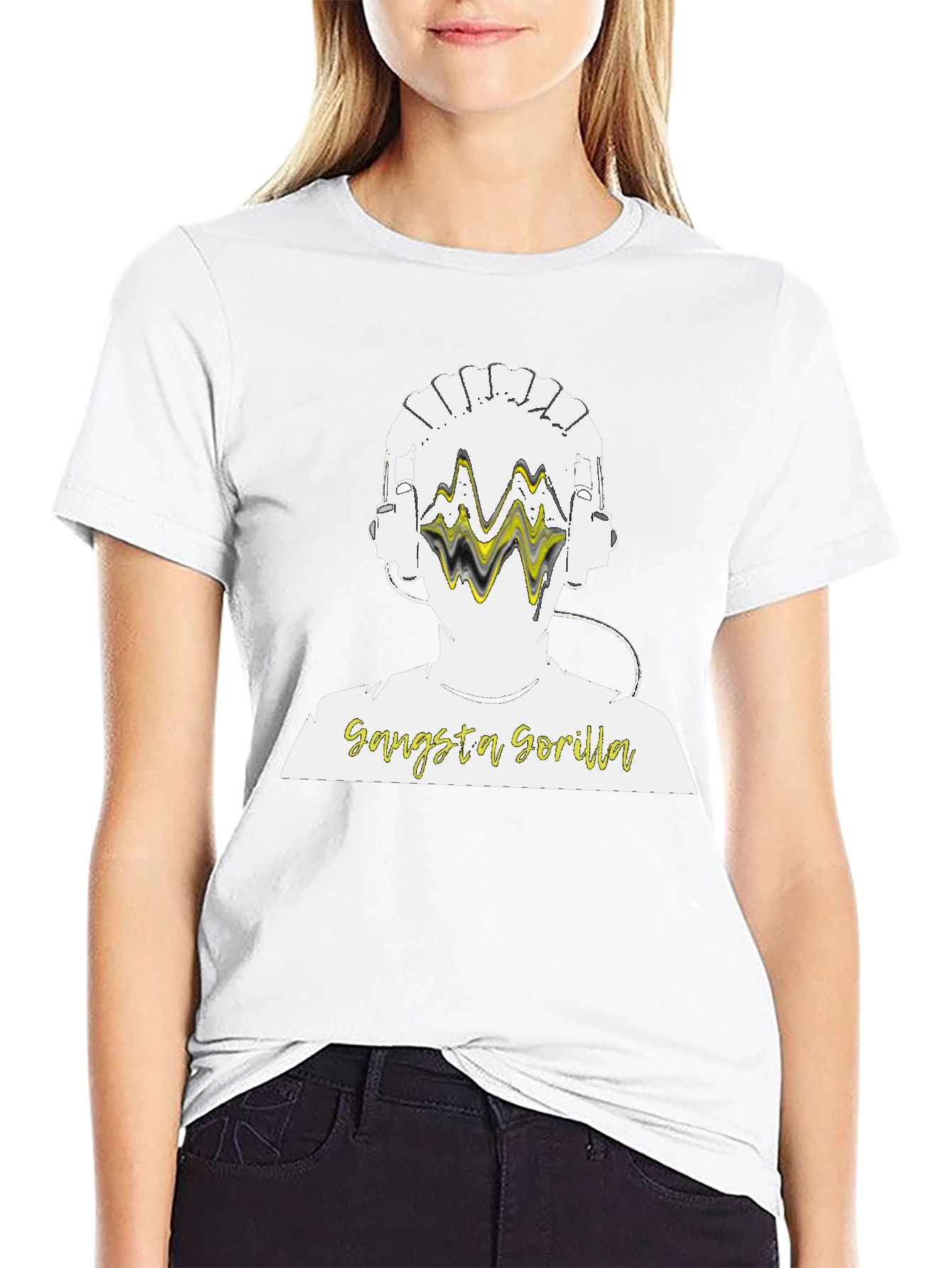 Gangsta Gorilla Graphic T-Shirt