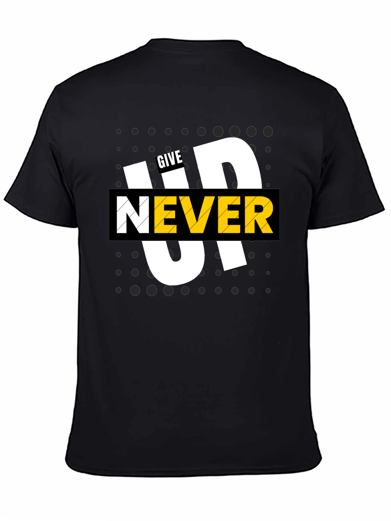 Never Give Up Graphic Tee - Stylish and Motivational