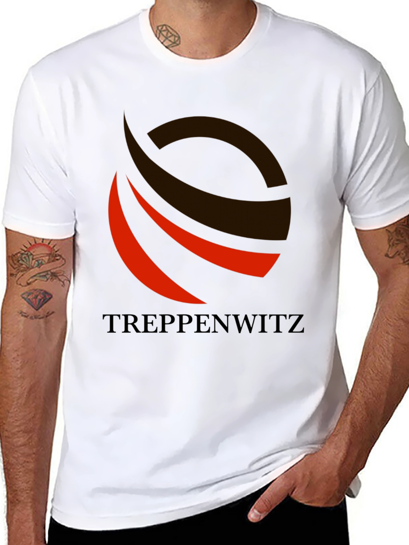 Treppenwitz Graphic Tee - Black Cotton Comfort