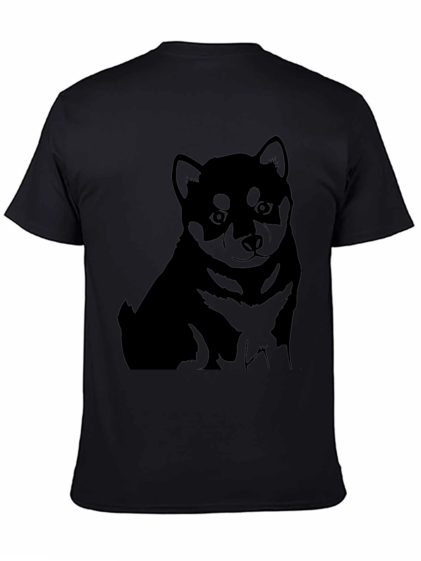 Black Shiba Inu Graphic Tee