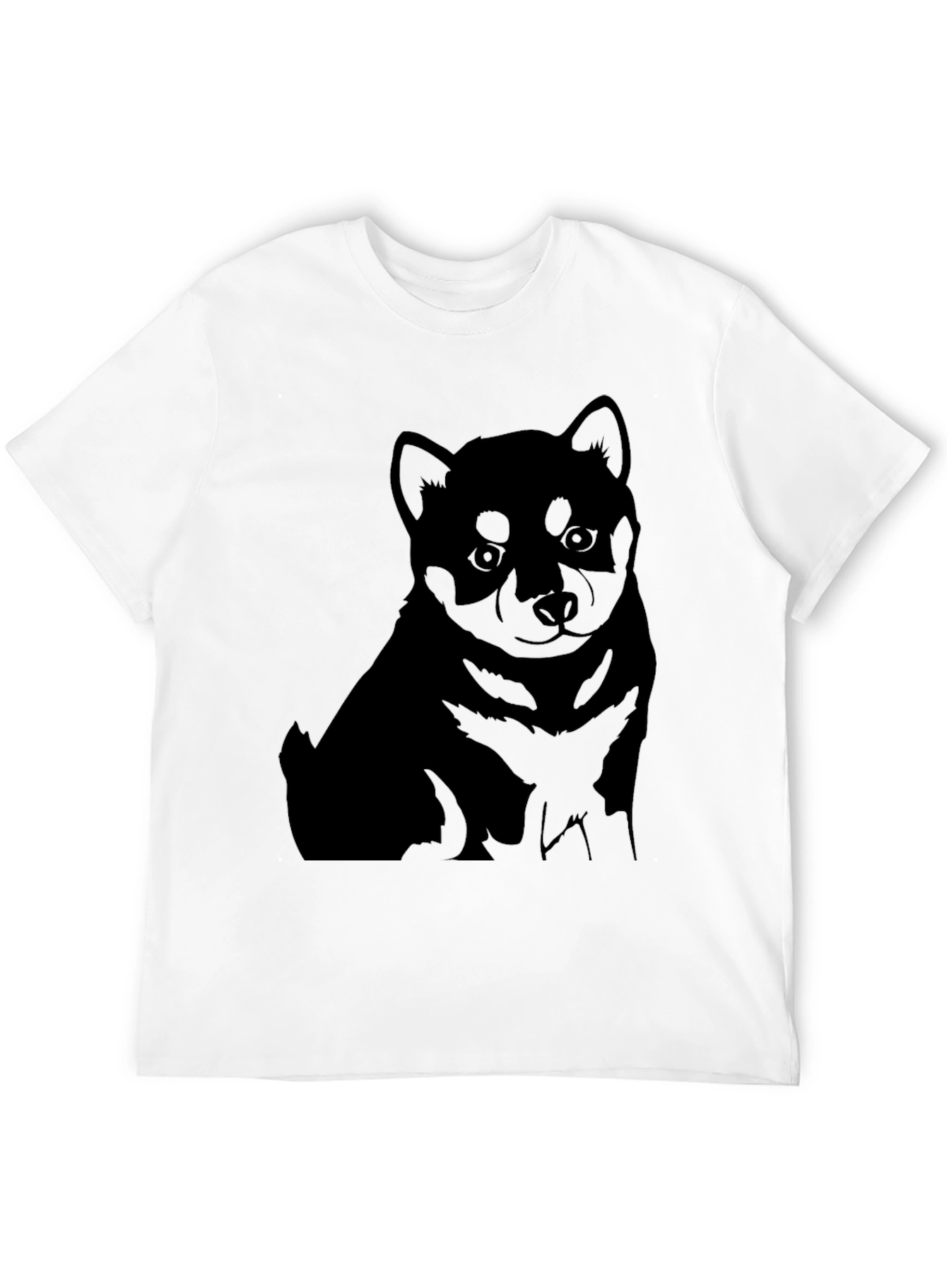 Black Shiba Inu Graphic Tee