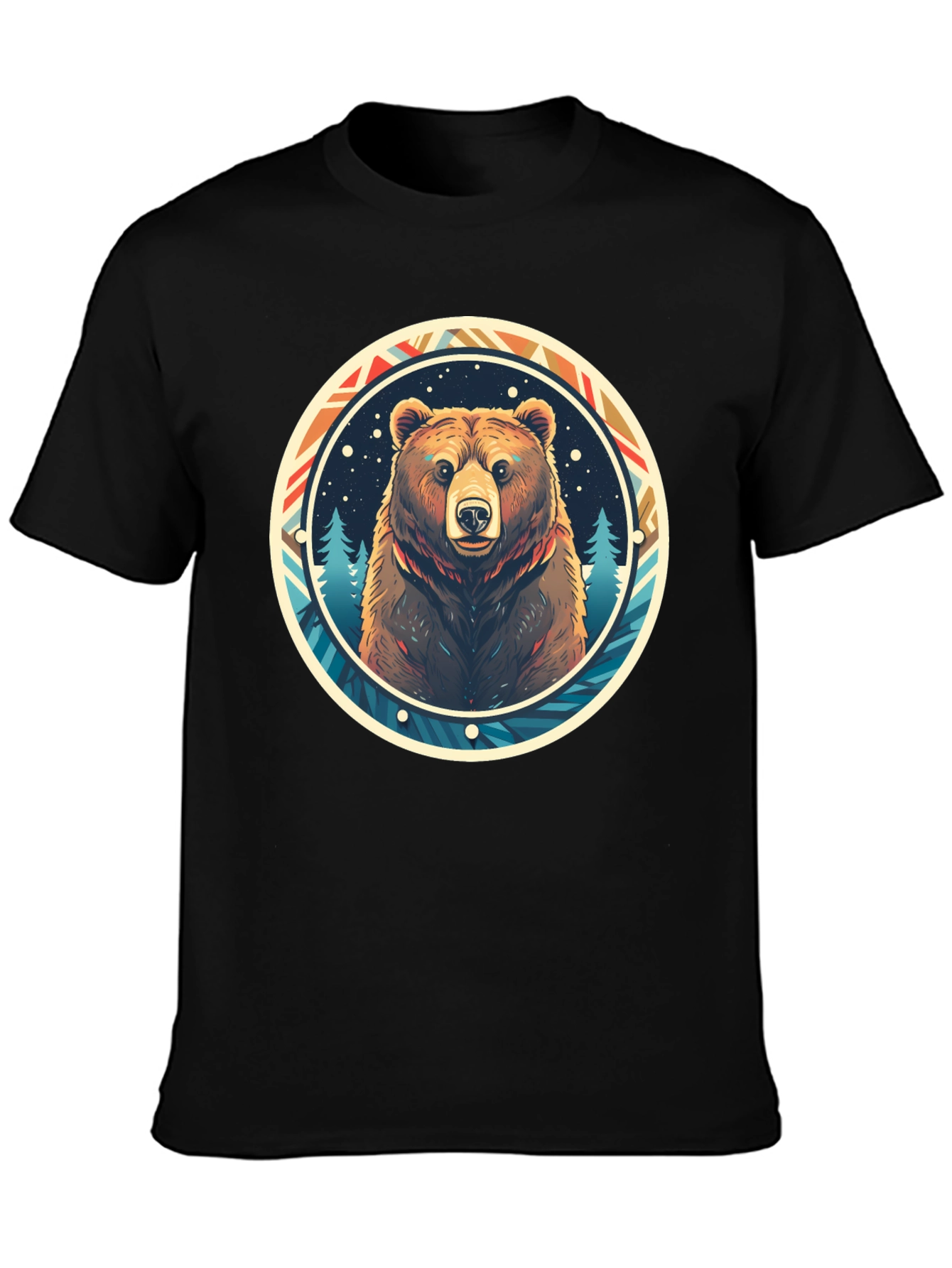 Bear Graphic Tee - Nature Lovers T-Shirt