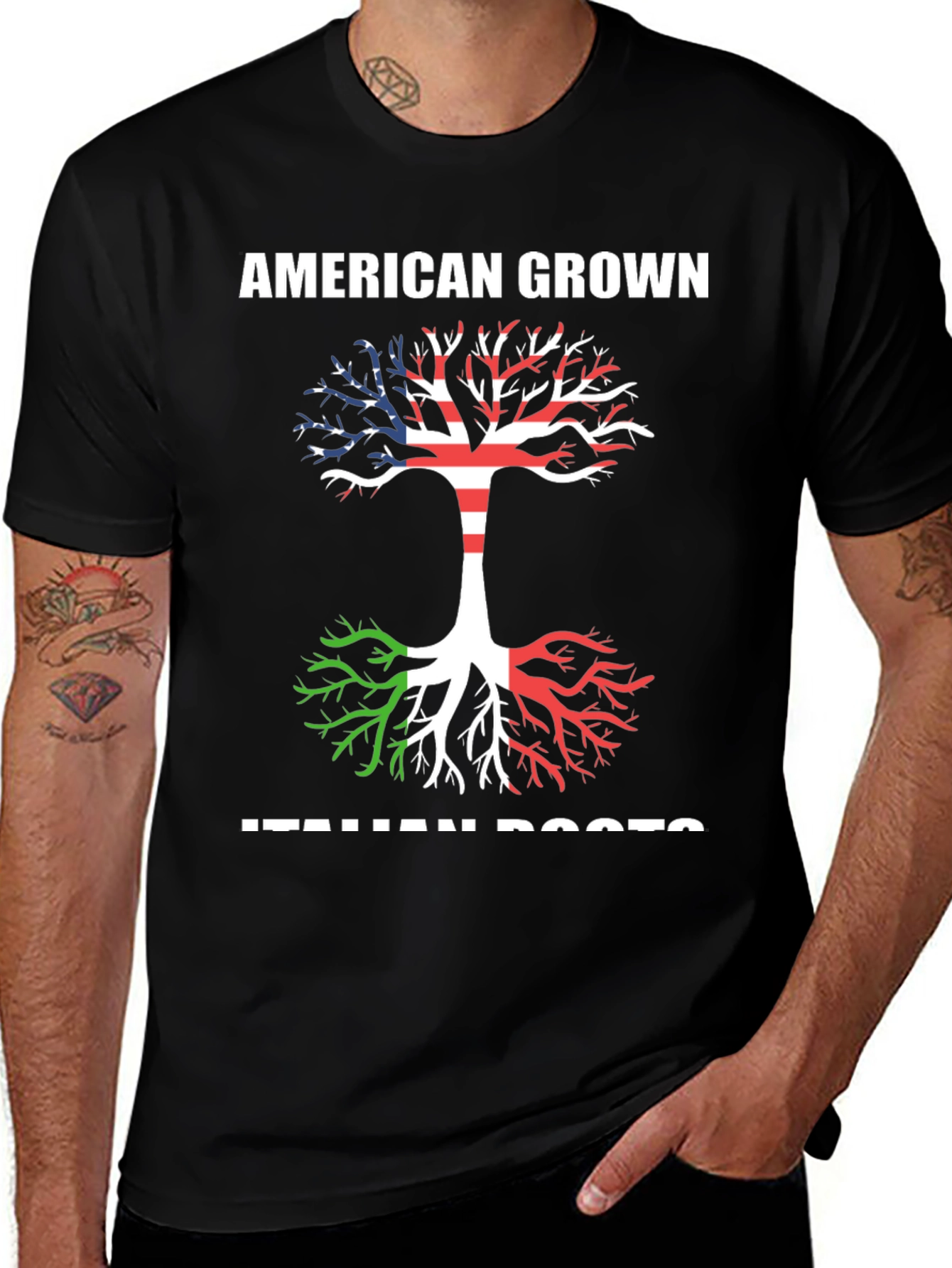 American Grown Italian Roots T-Shirt