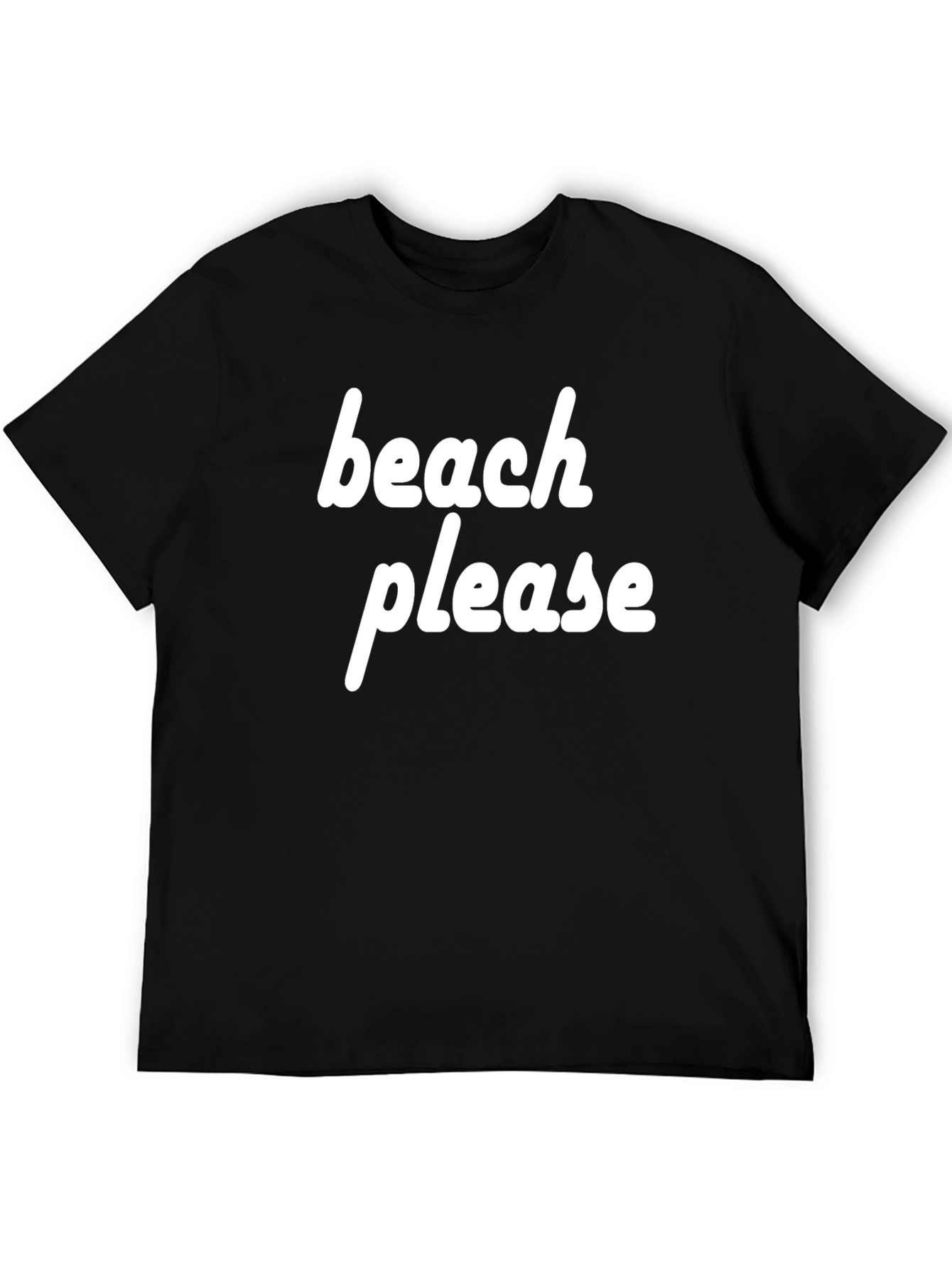 Beach Please Graphic Tee - Casual Summer T-Shirt