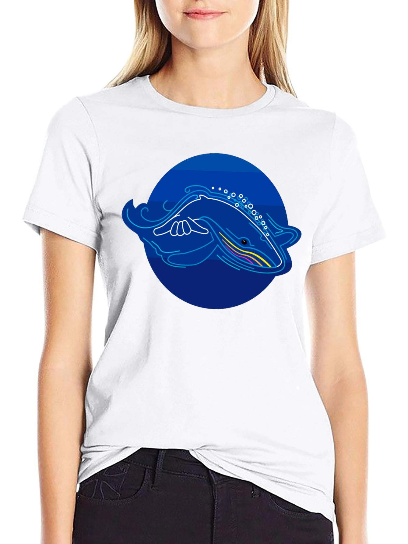 Whale Graphic T-Shirt - Modern Design