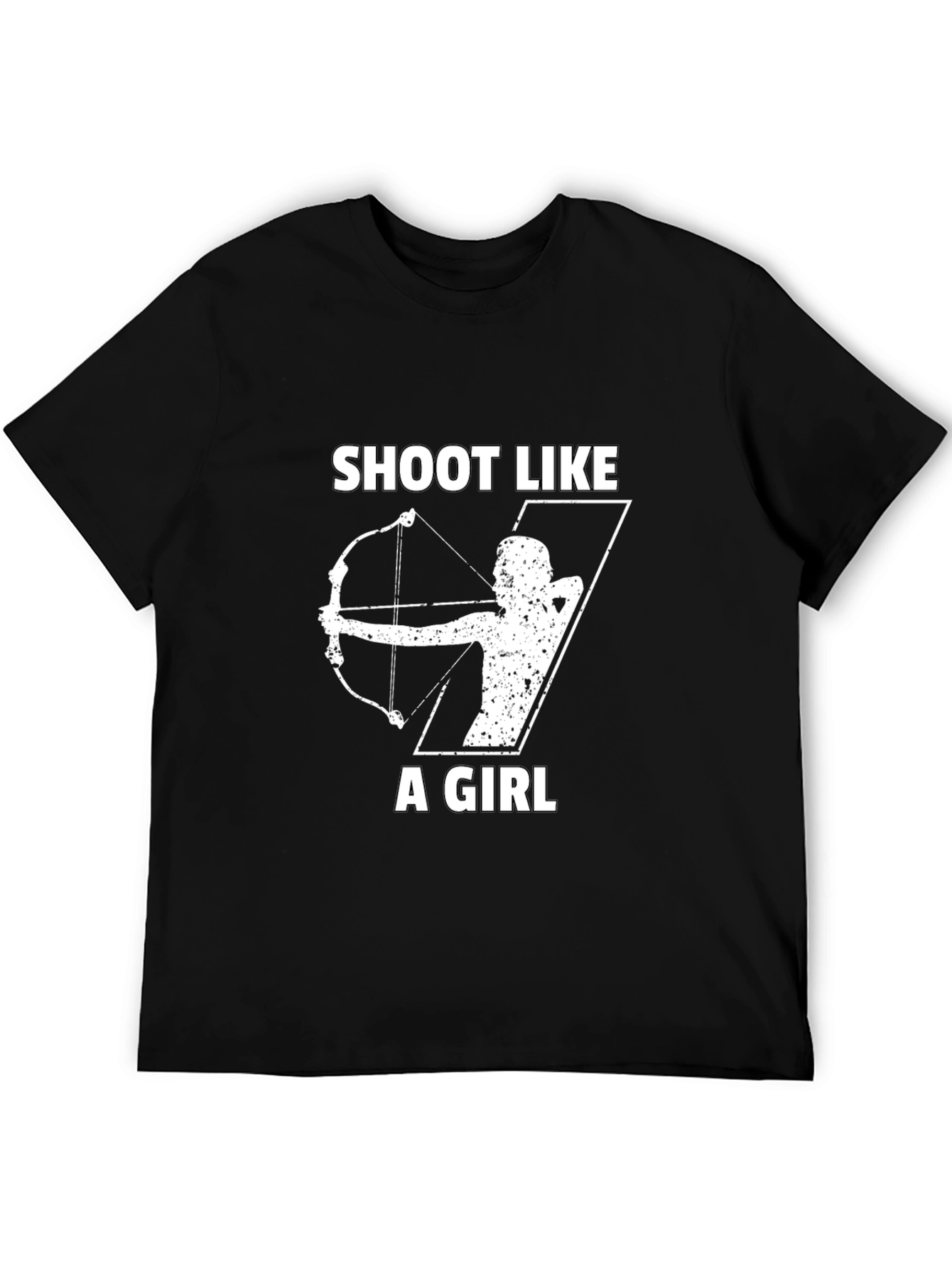 Shoot Like A Girl T-Shirt Archer Bow Hunting Tee