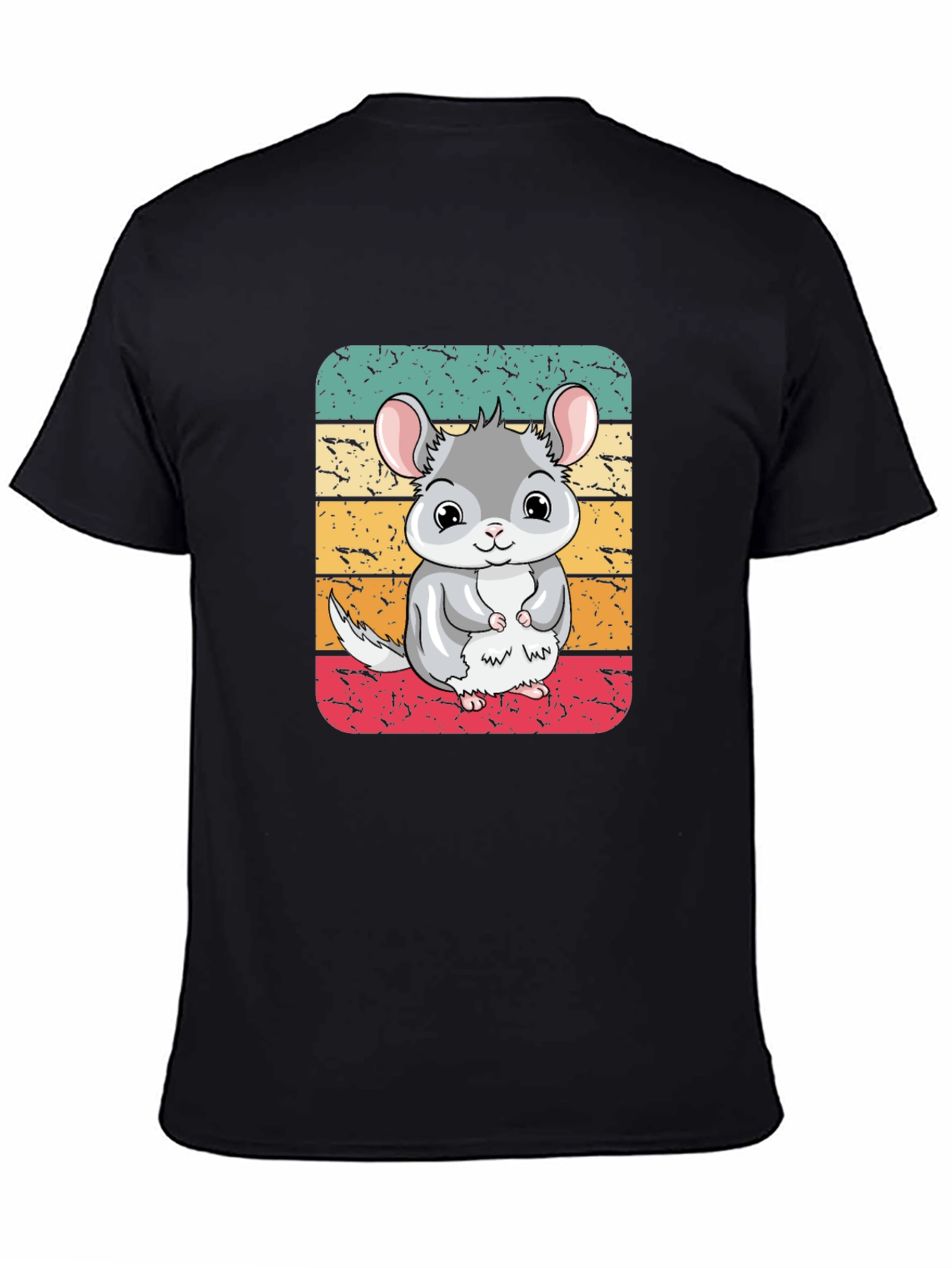 Retro Chinchilla Graphic Tee - Unisex