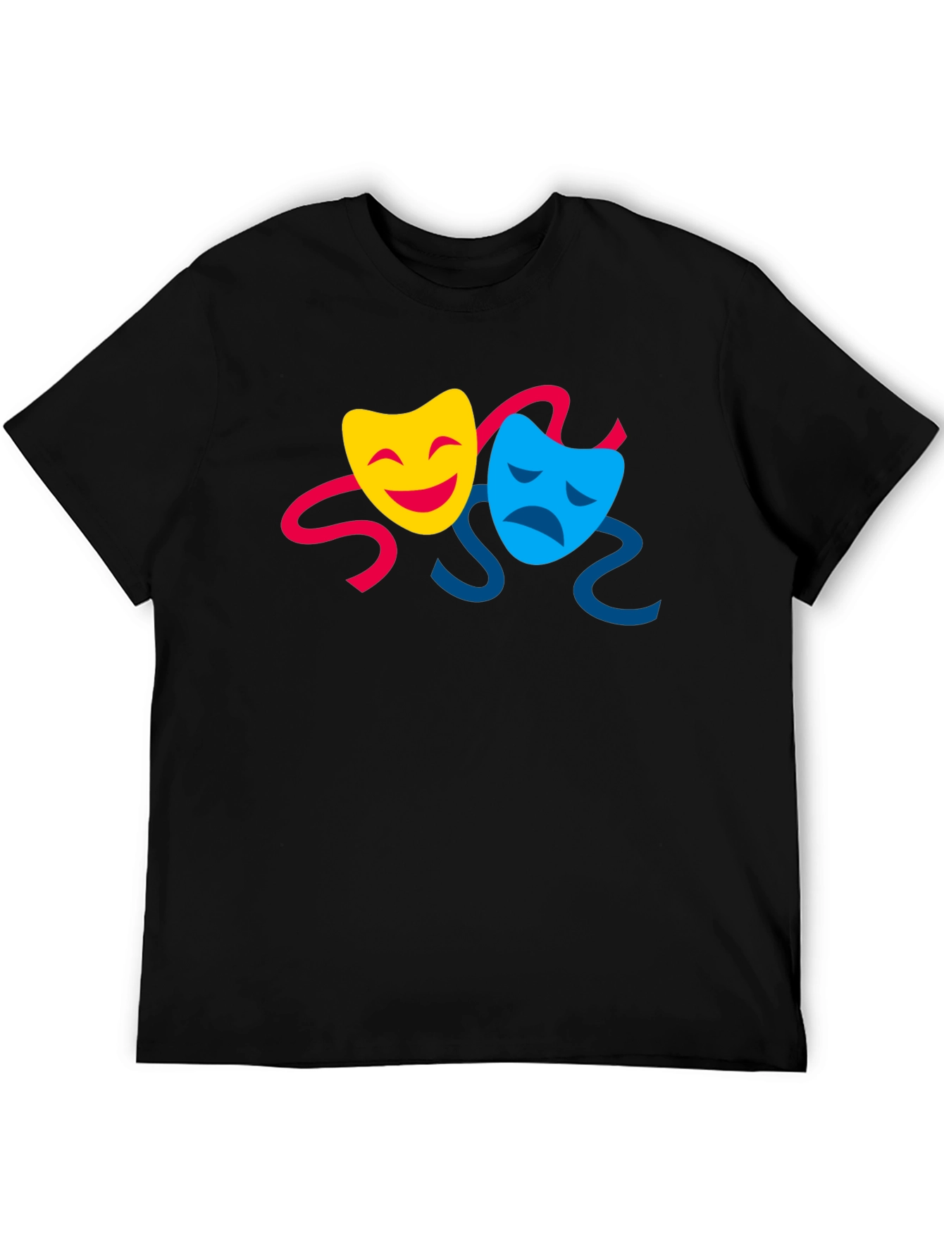Drama Masks T-Shirt: Comedy & Tragedy