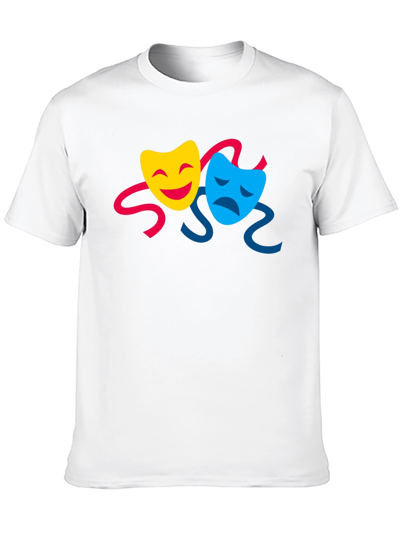 Drama Masks T-Shirt: Comedy & Tragedy