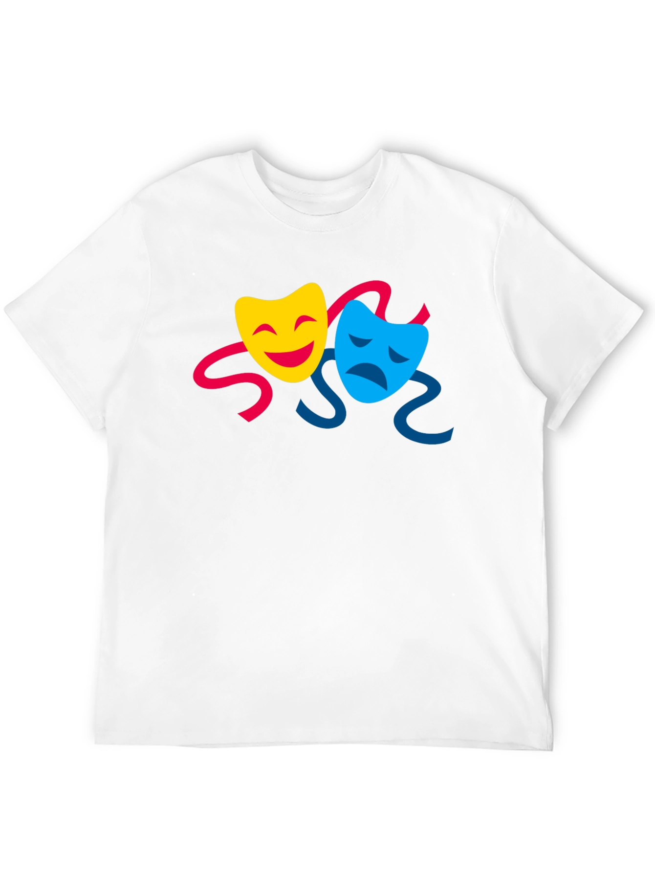Drama Masks T-Shirt: Comedy & Tragedy