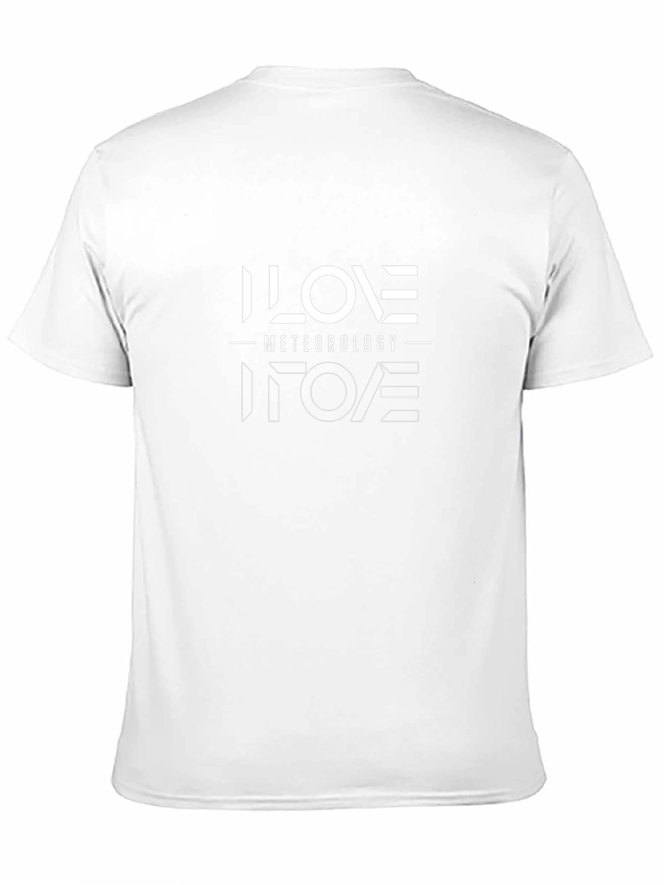 I Love Meteorology Black Graphic Tee