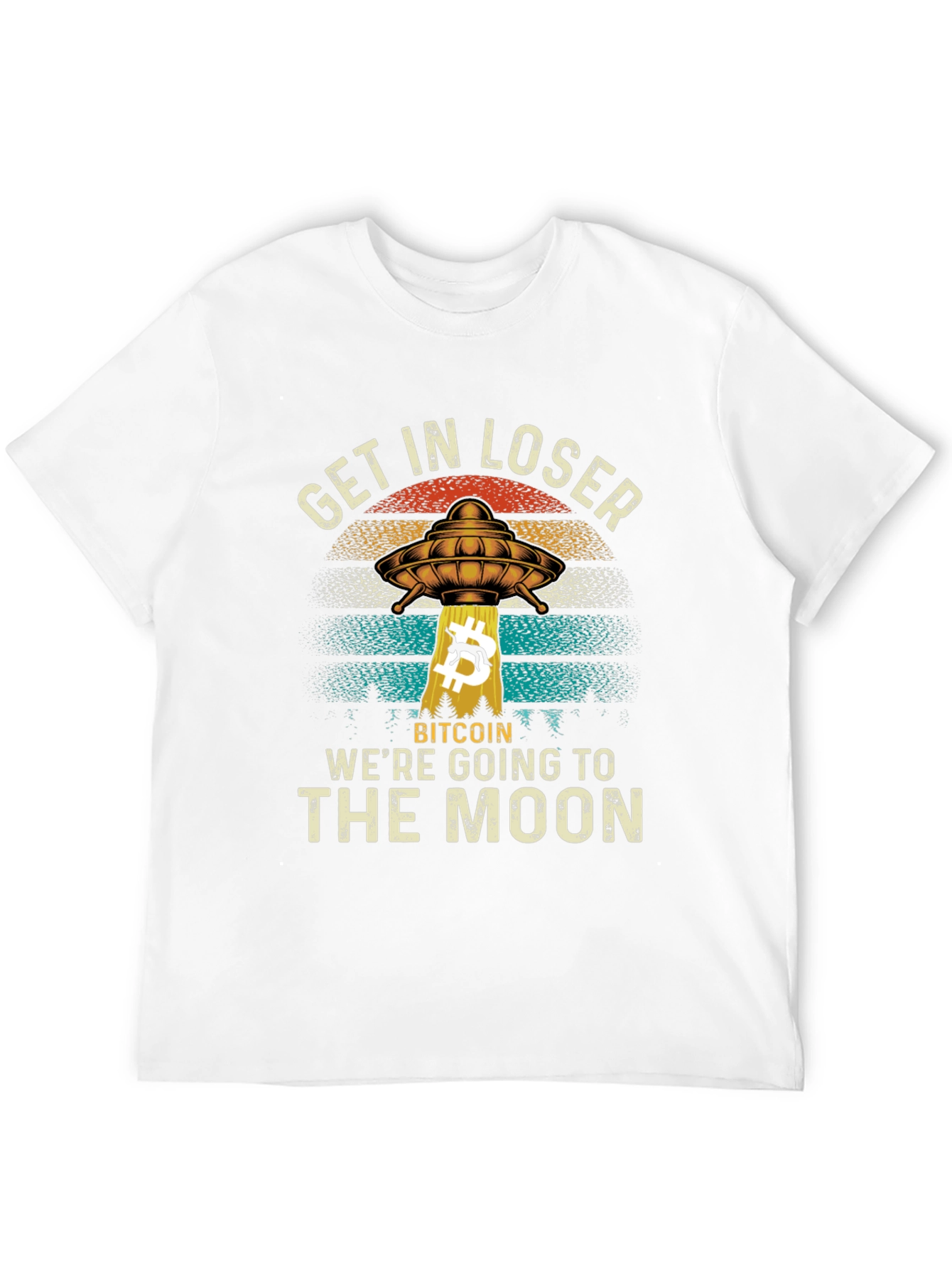Bitcoin to the Moon Graphic Tee