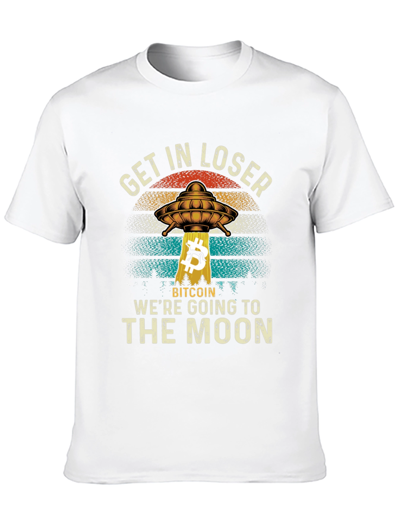 Bitcoin to the Moon Graphic Tee