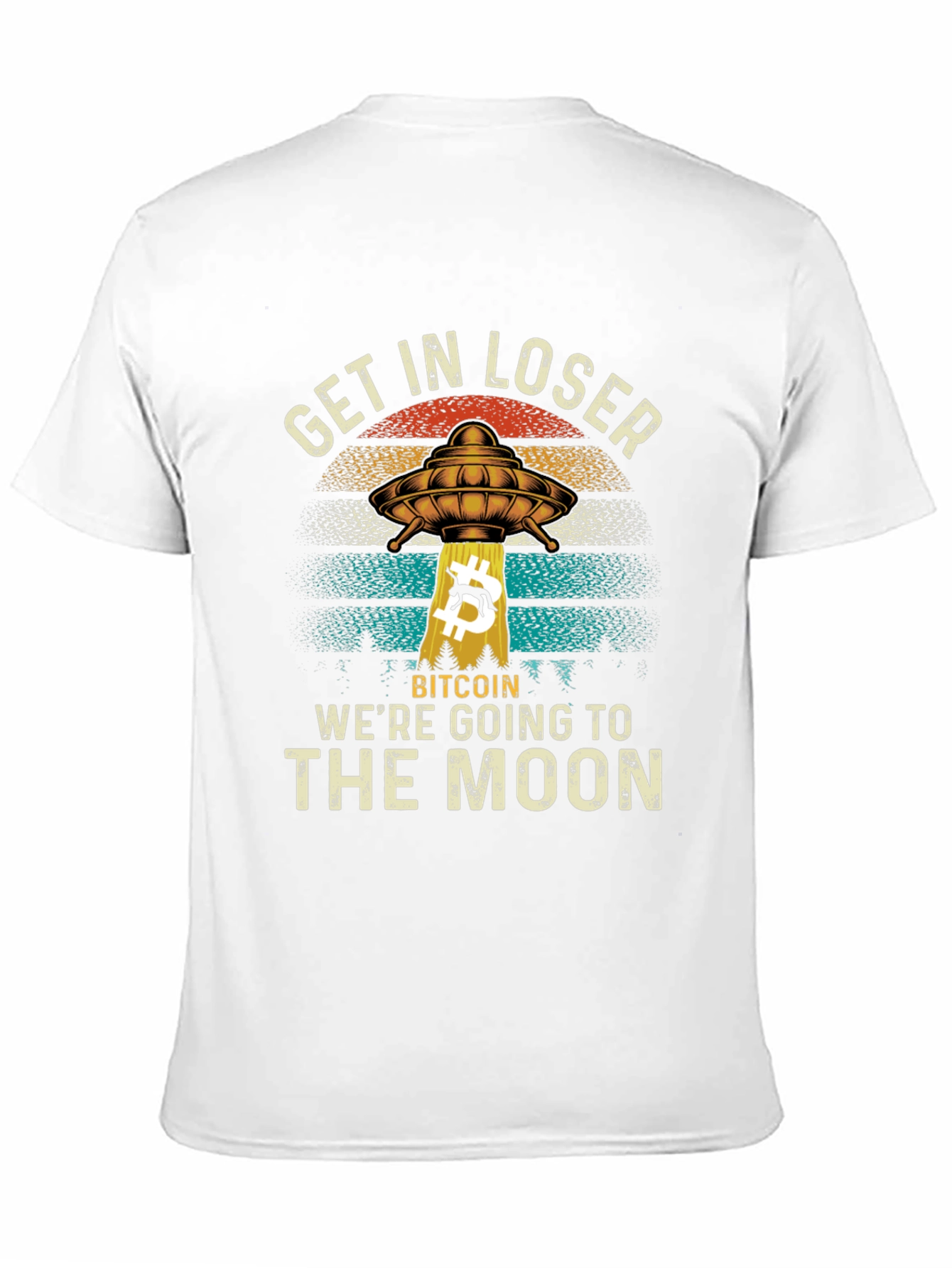 Bitcoin to the Moon Graphic Tee