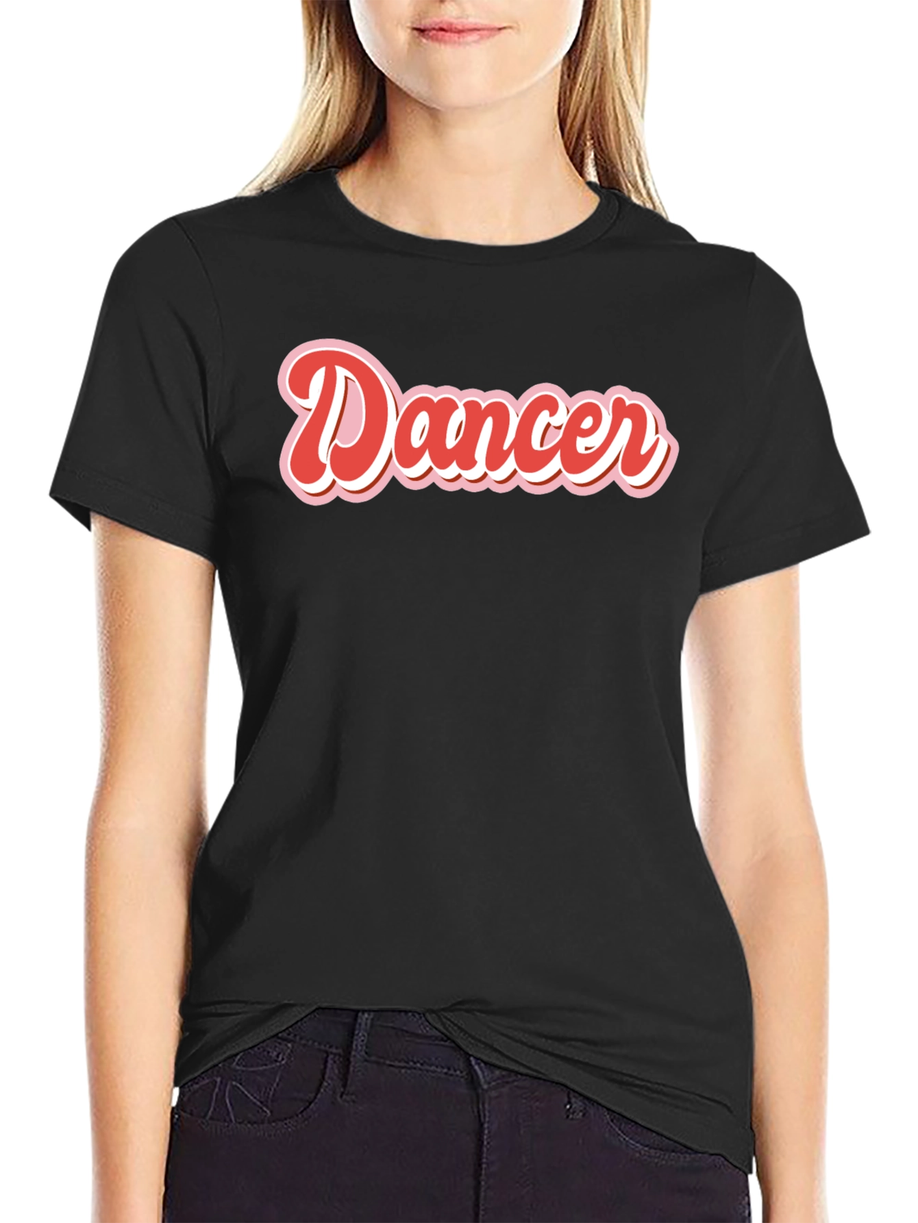 Dancer Graphic Tee - Retro Style