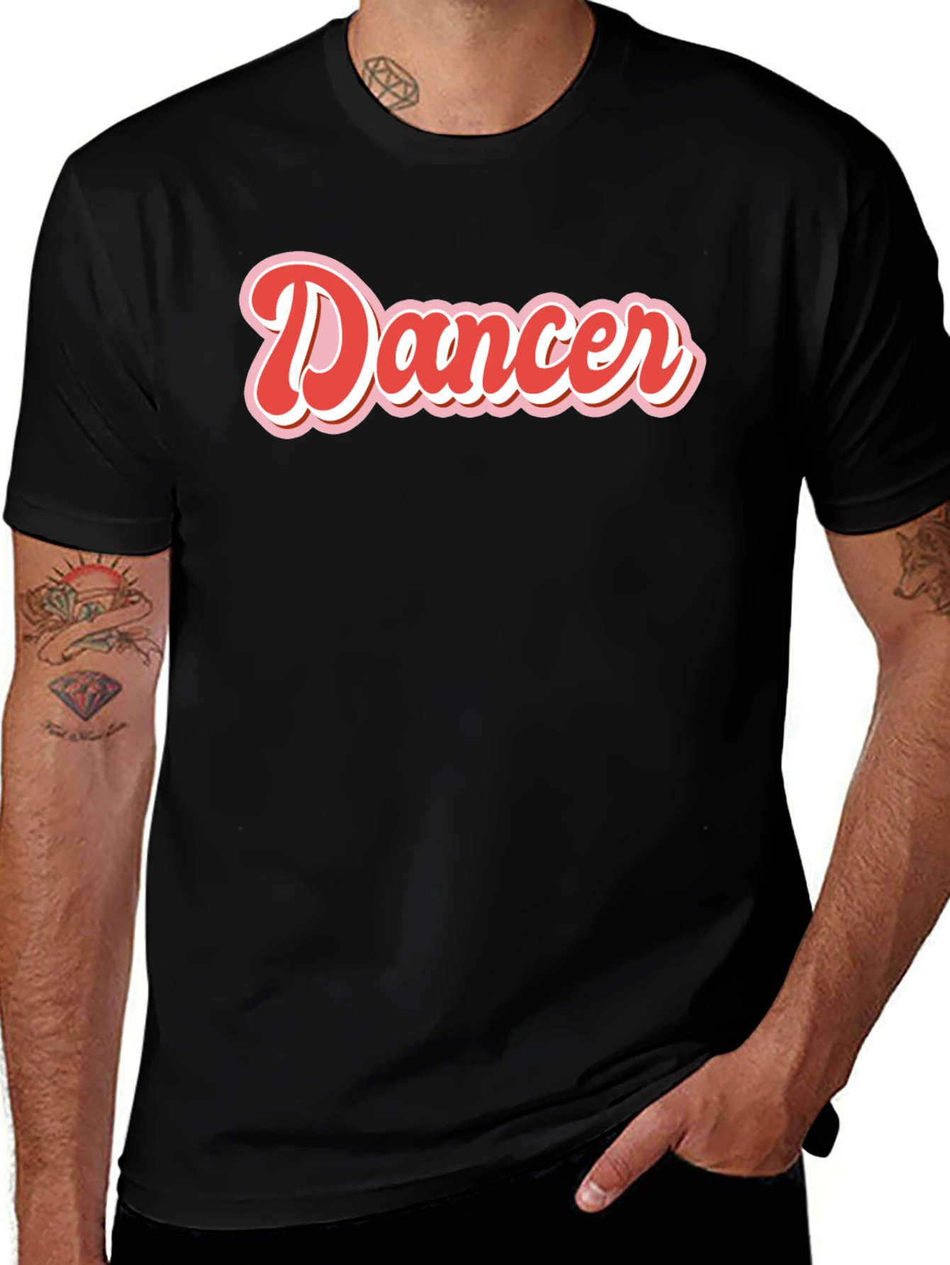 Dancer Graphic Tee - Retro Style