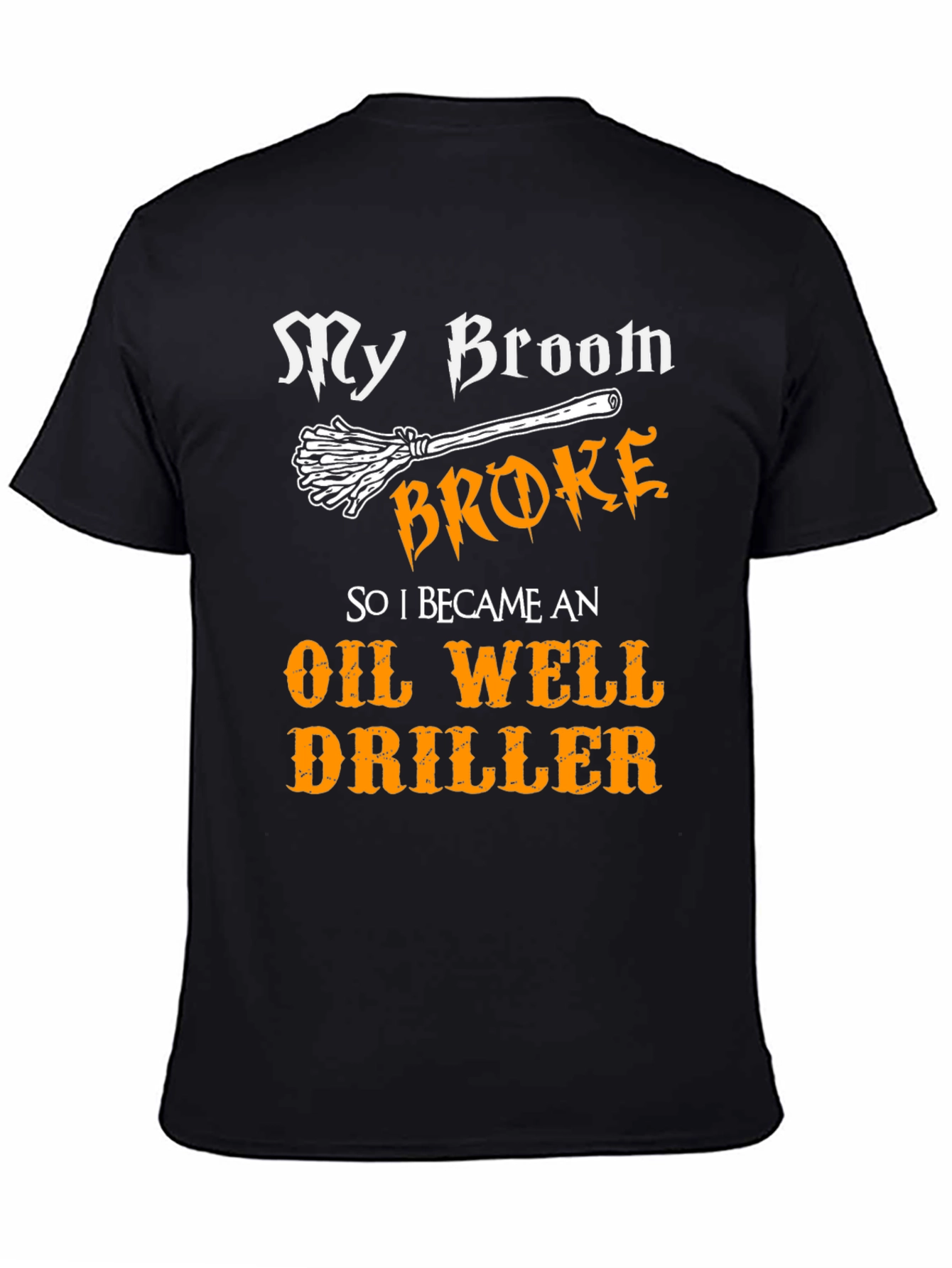 Funny Halloween Oil Well Driller T-Shirt