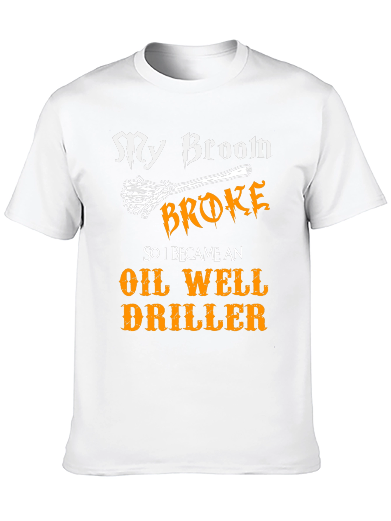 Funny Halloween Oil Well Driller T-Shirt