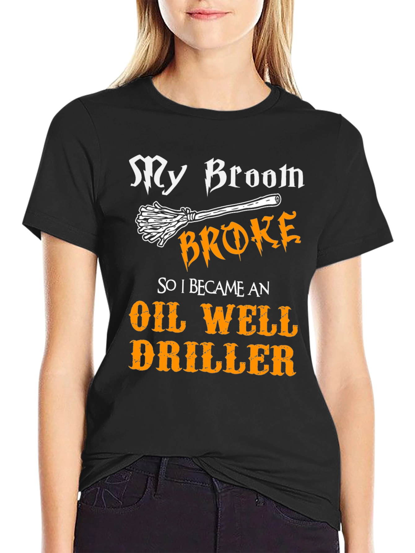Funny Halloween Oil Well Driller T-Shirt