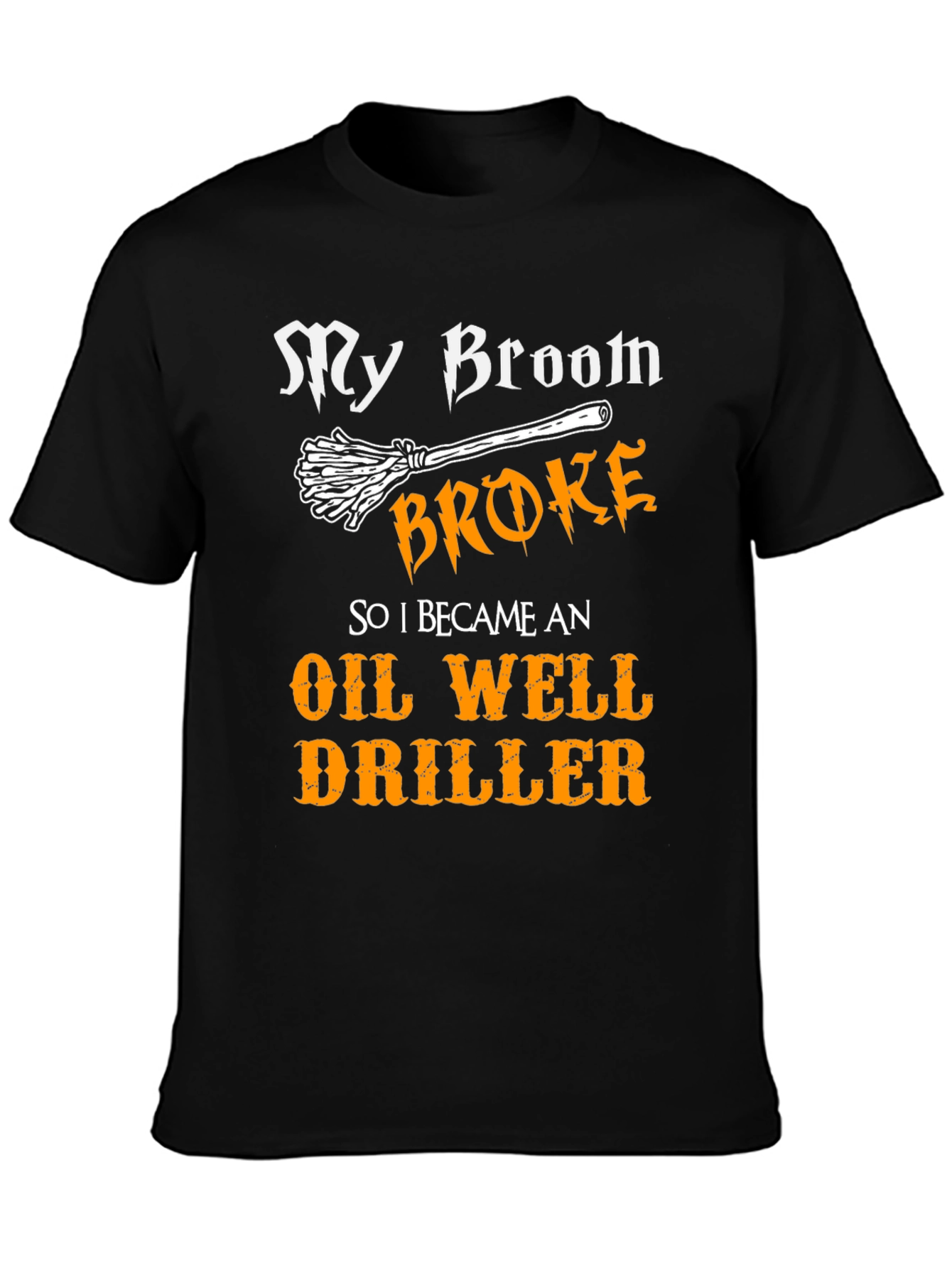 Funny Halloween Oil Well Driller T-Shirt