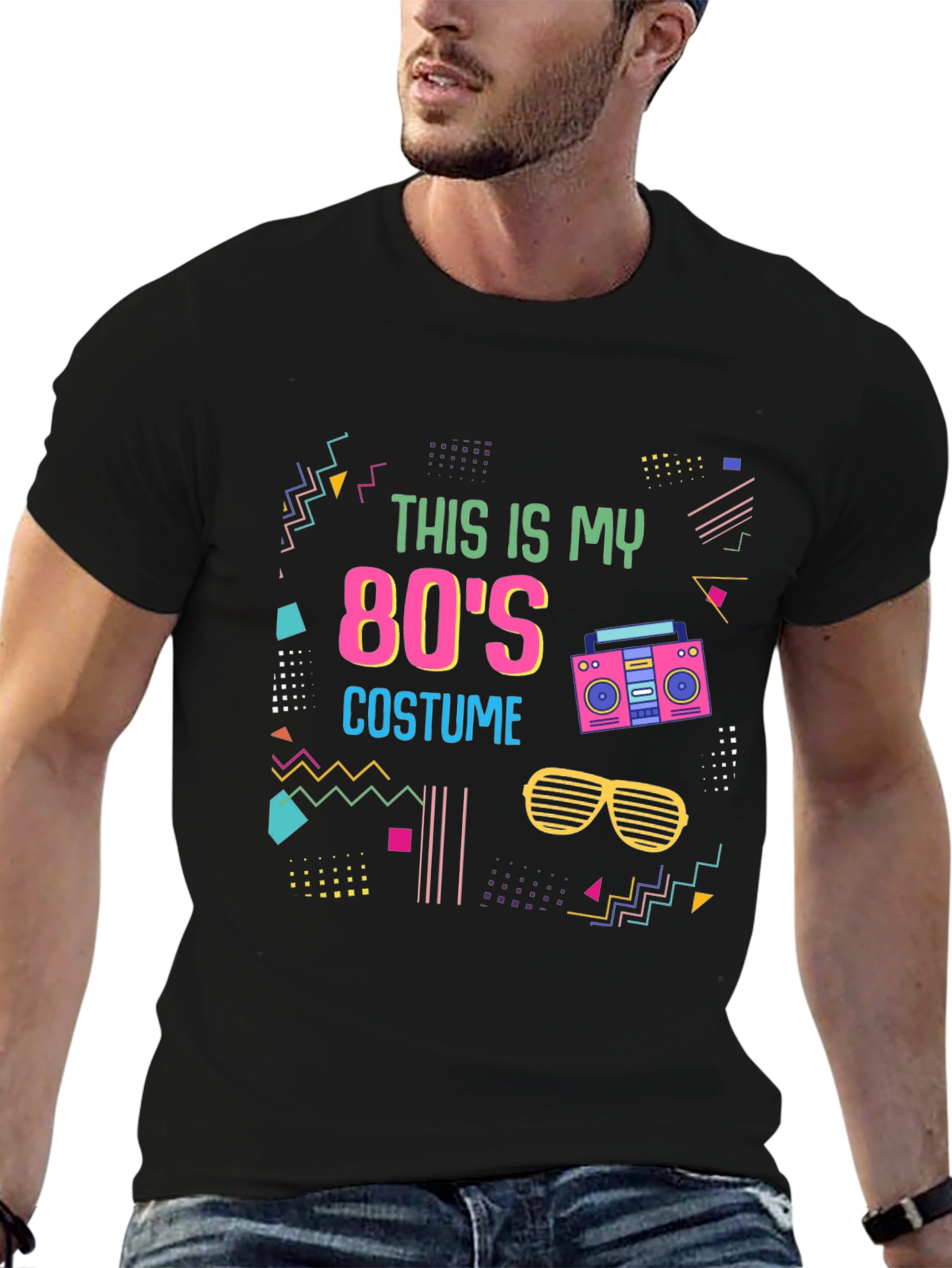 80s Costume T-Shirt - Retro Party Tee
