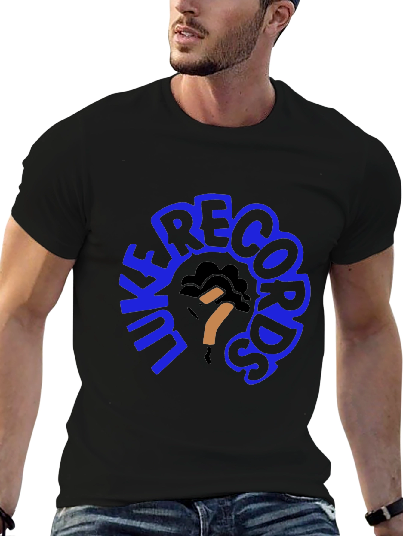 Luke Records Black T-Shirt