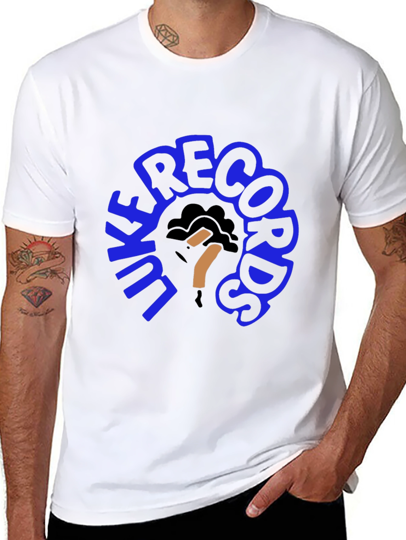 Luke Records Black T-Shirt