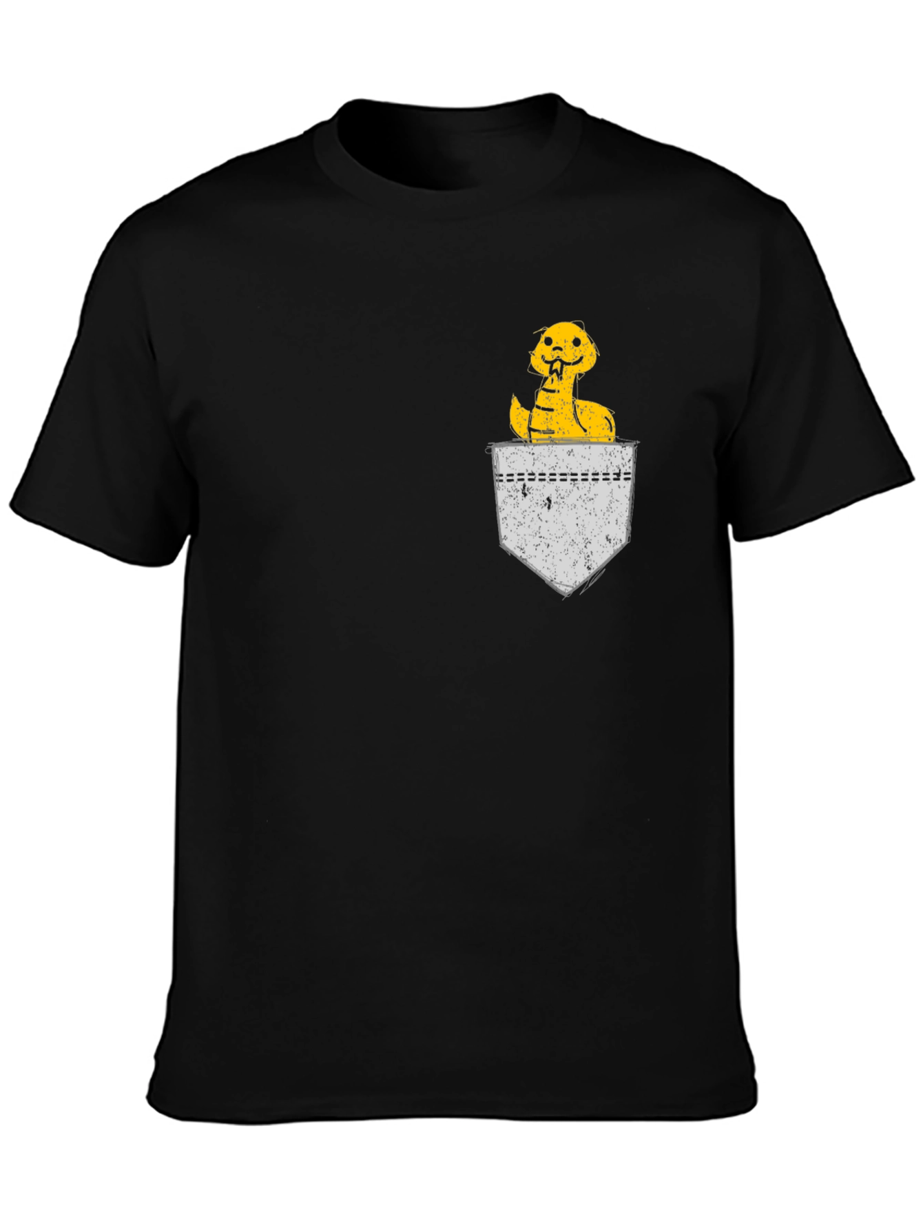 Pocket Snake Tee - Fun Graphic T-Shirt
