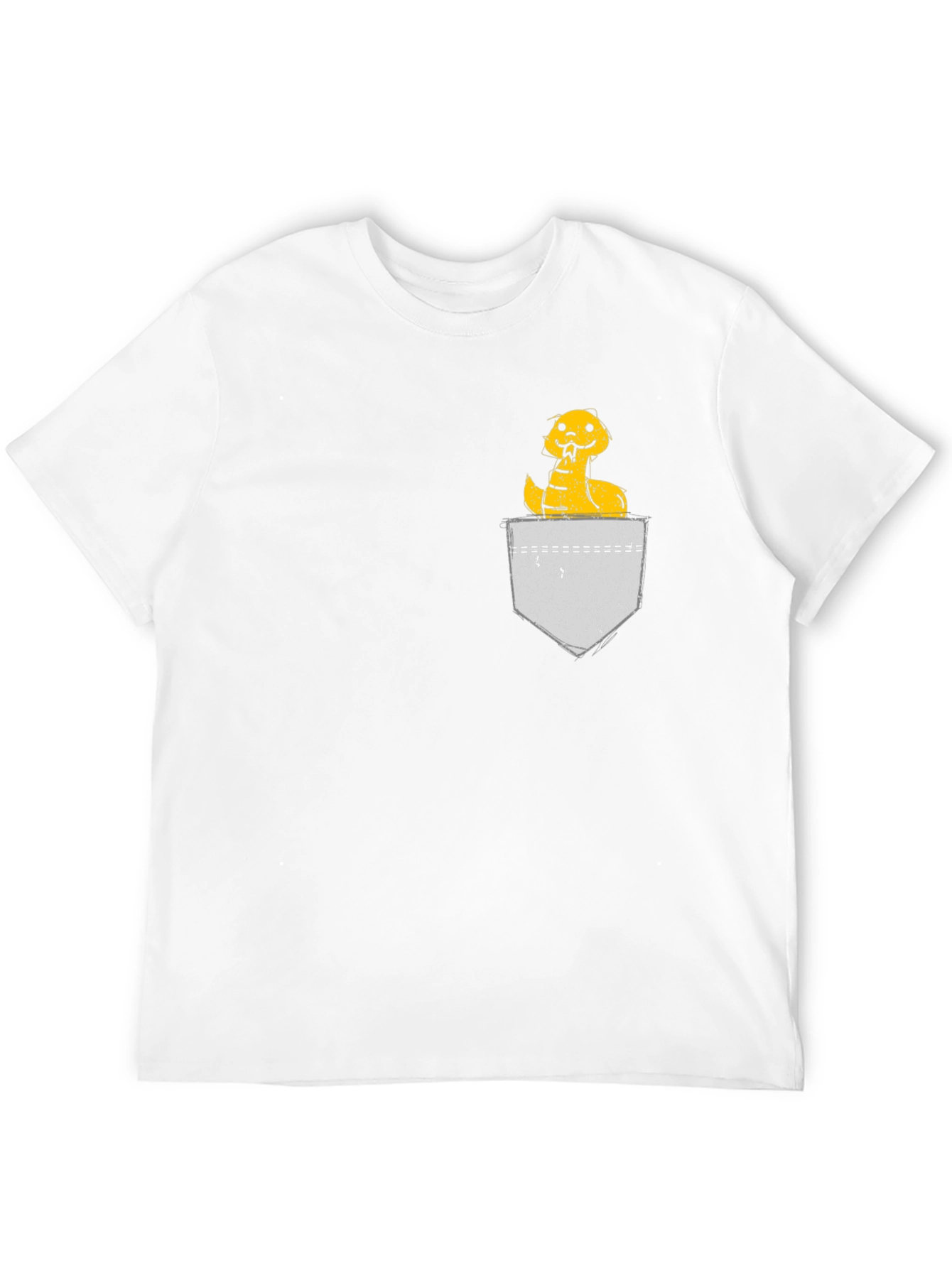 Pocket Snake Tee - Fun Graphic T-Shirt