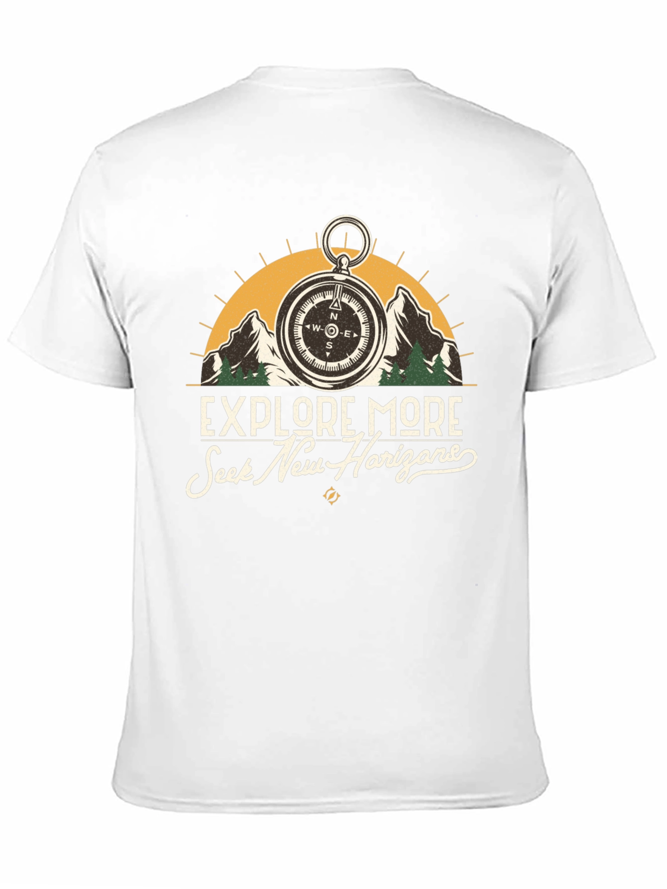 Explore More Black Graphic Tee
