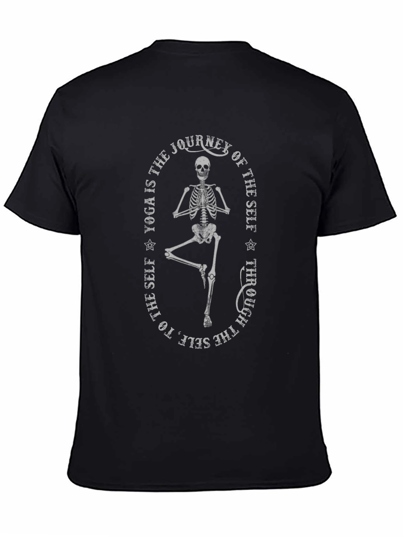 Yoga Skeleton T-Shirt: Journey of Self