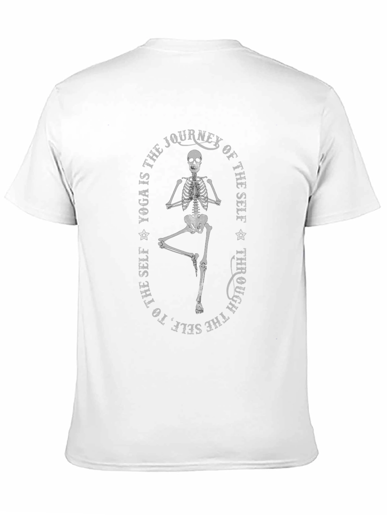 Yoga Skeleton T-Shirt: Journey of Self